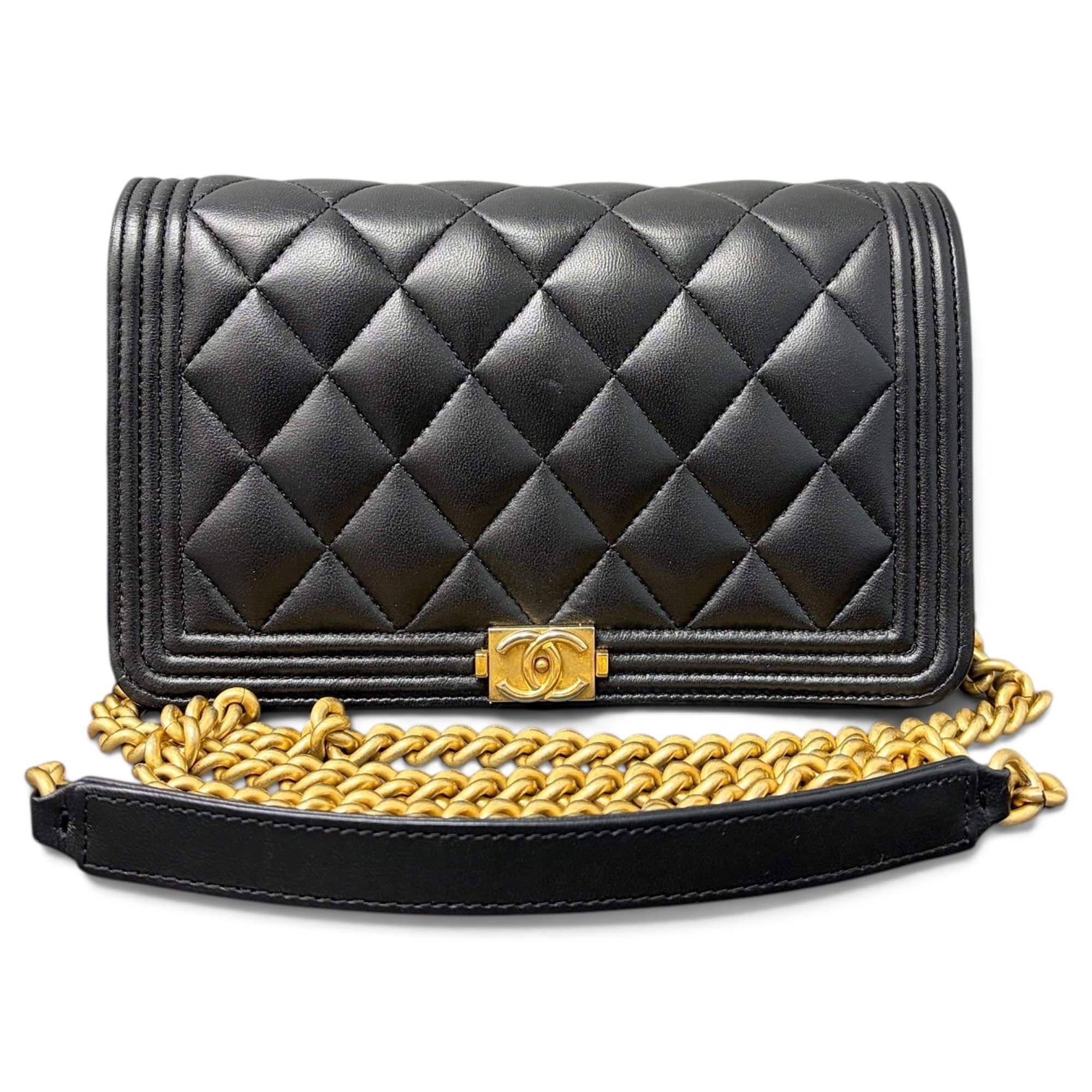 Chanel Wallet On Chain Boy leather handbag