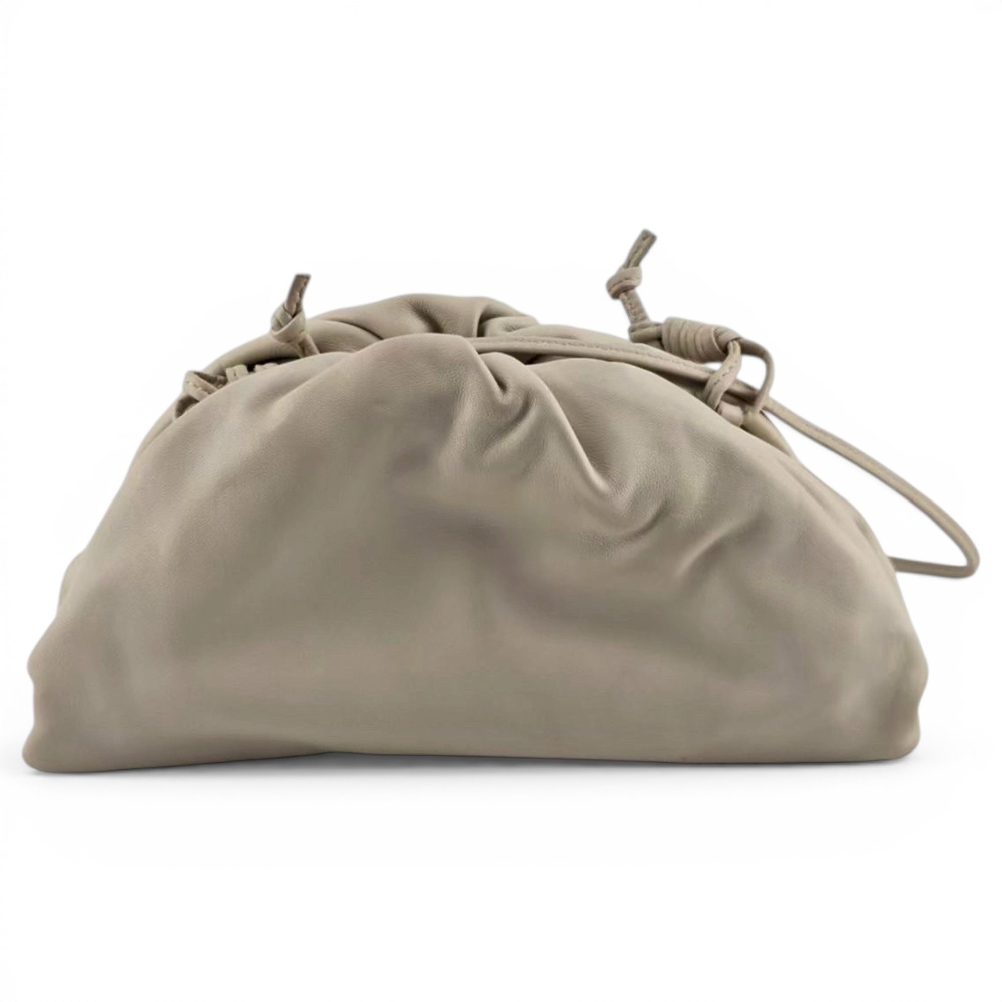 Pouch leather handbag