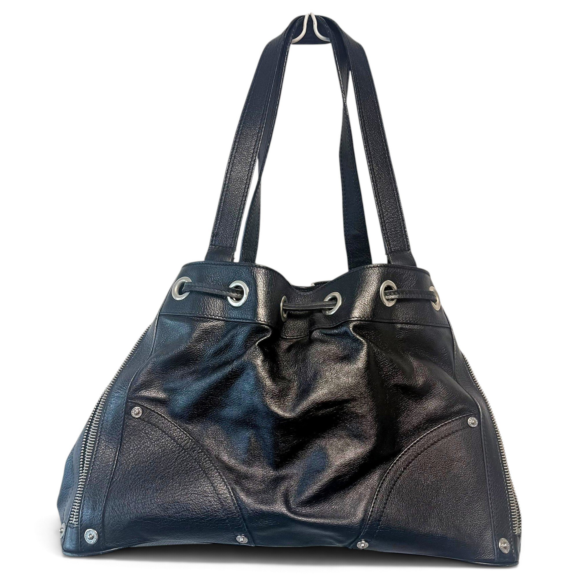 Poppy leather handbag