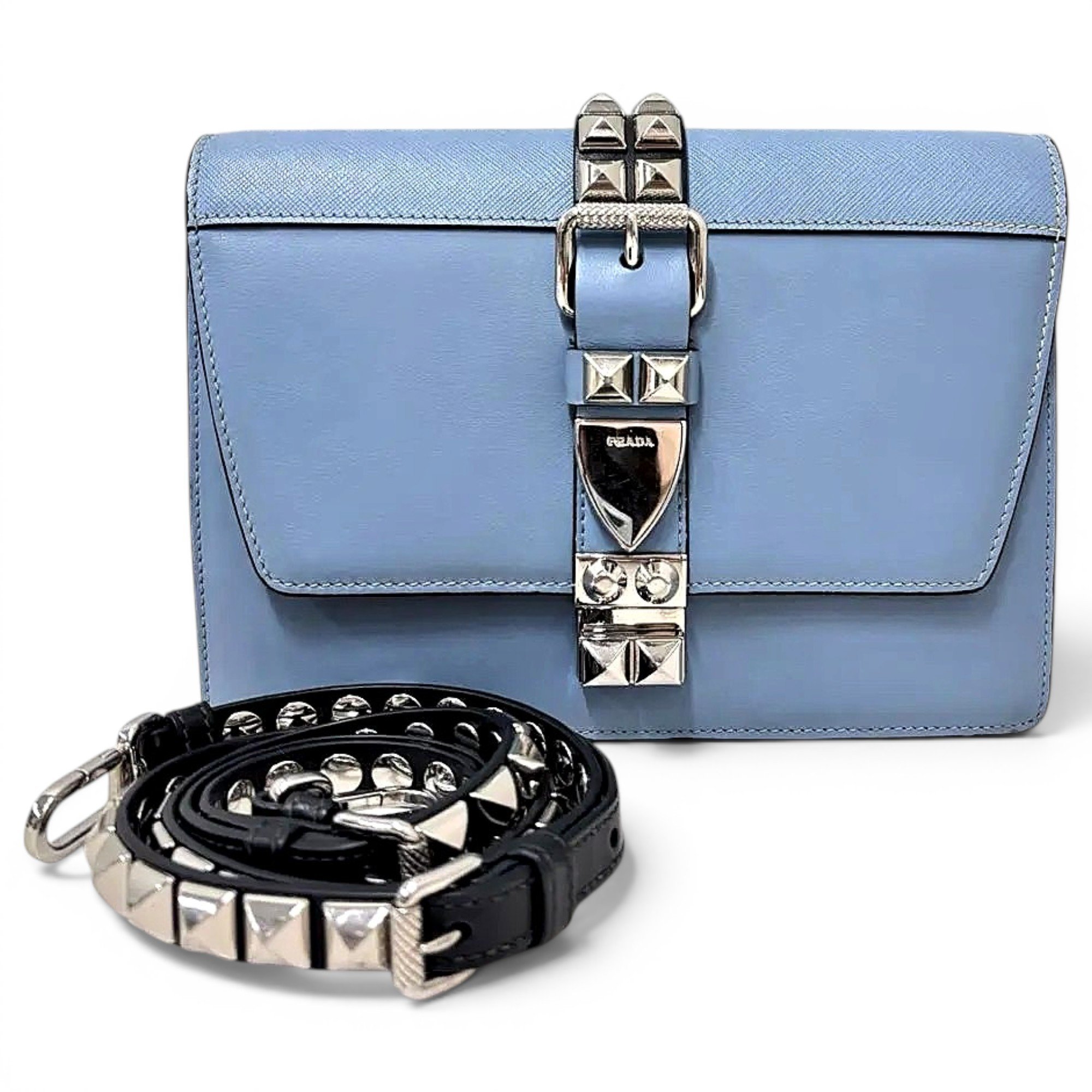 Elektra leather crossbody bag