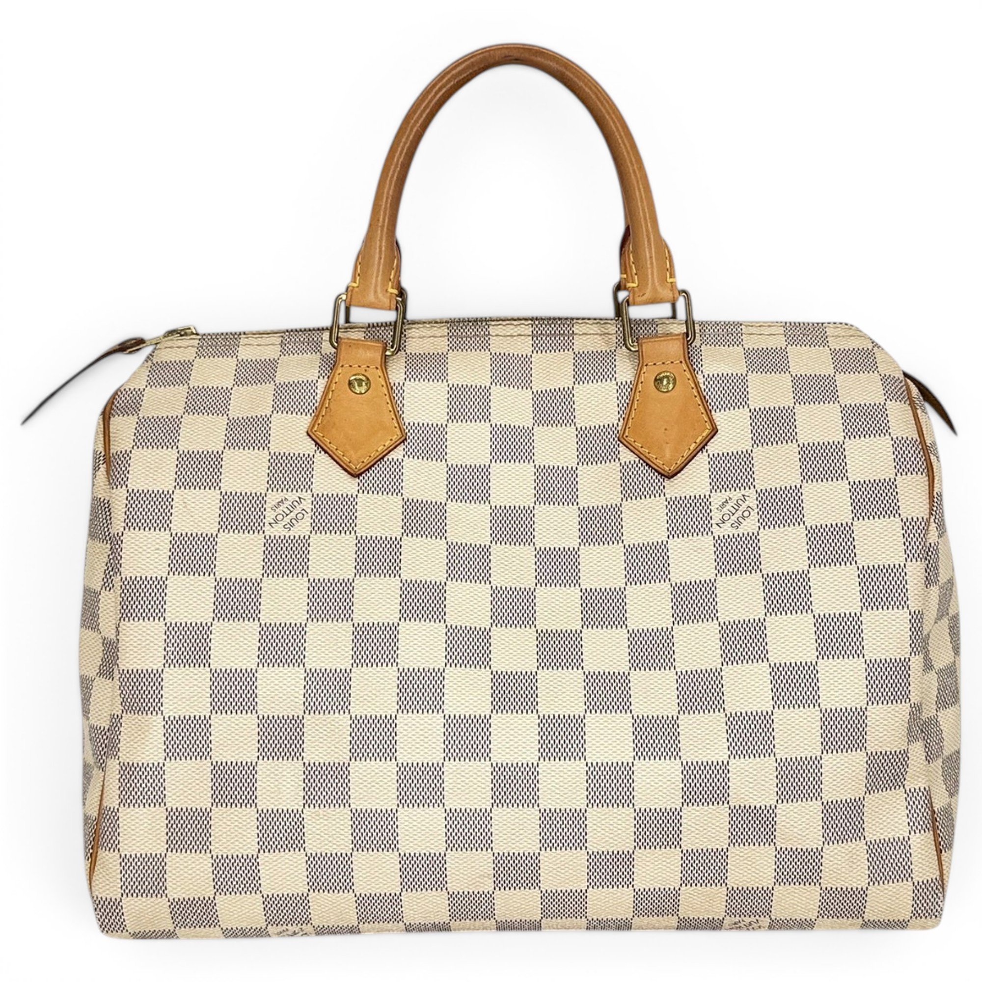 Speedy leather handbag