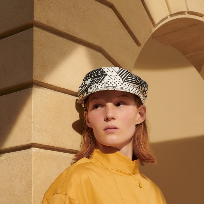 블루 진 Deauville Zigzag 캡