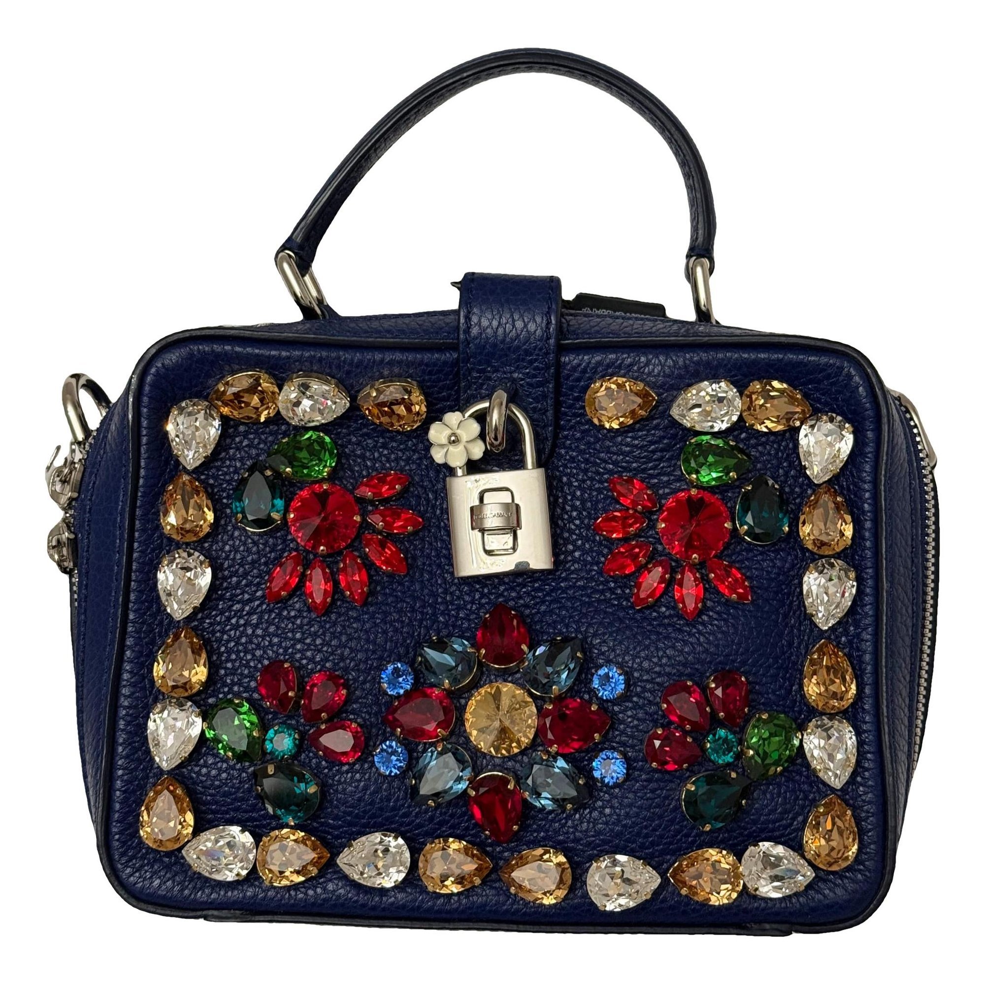 Dolce Box leather crossbody bag