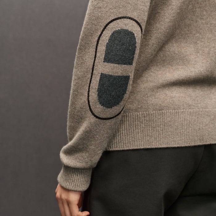Vigoureux "Maillon Chaine d'Ancre" Zipped Cashmere Jacket