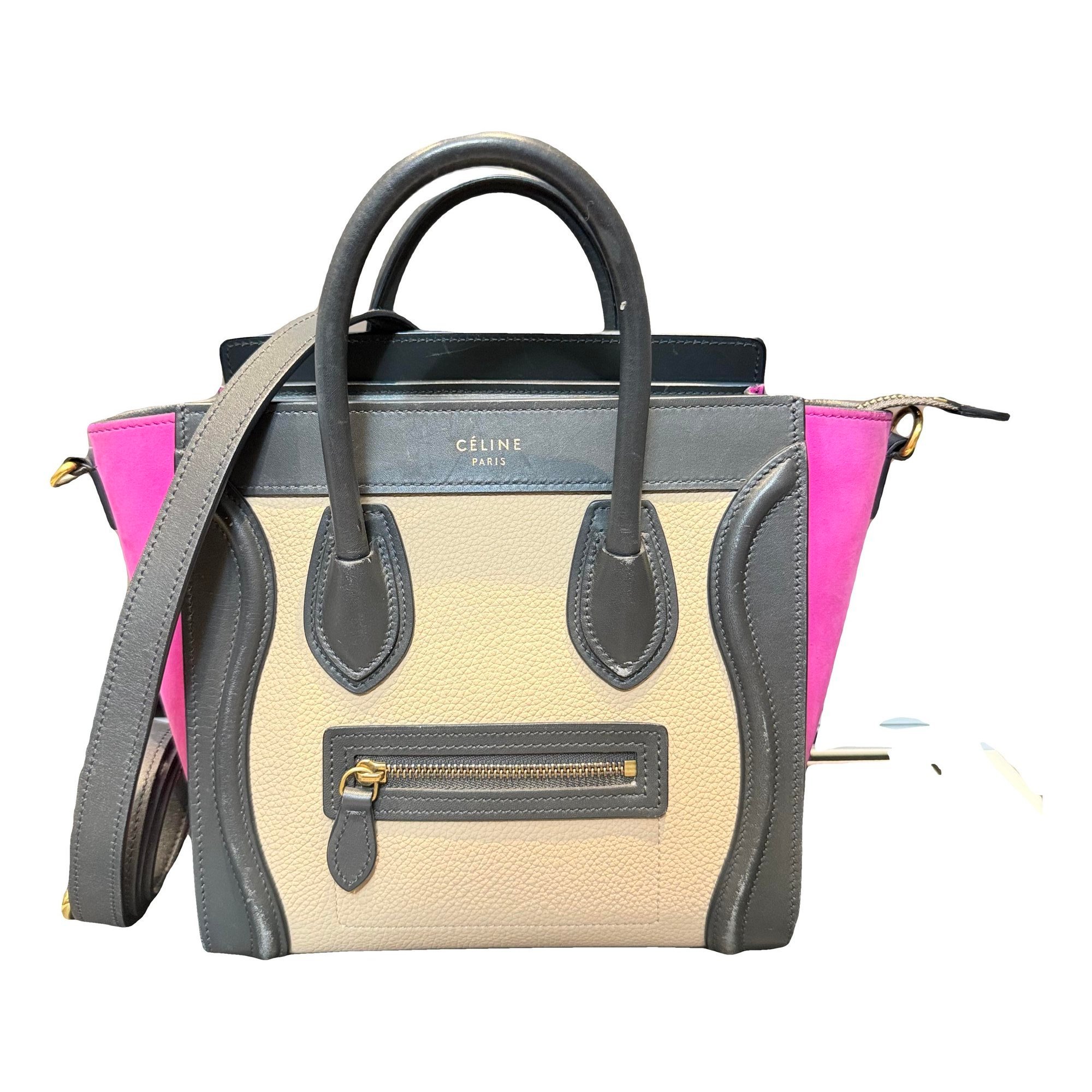 Nano Luggage leather handbag
