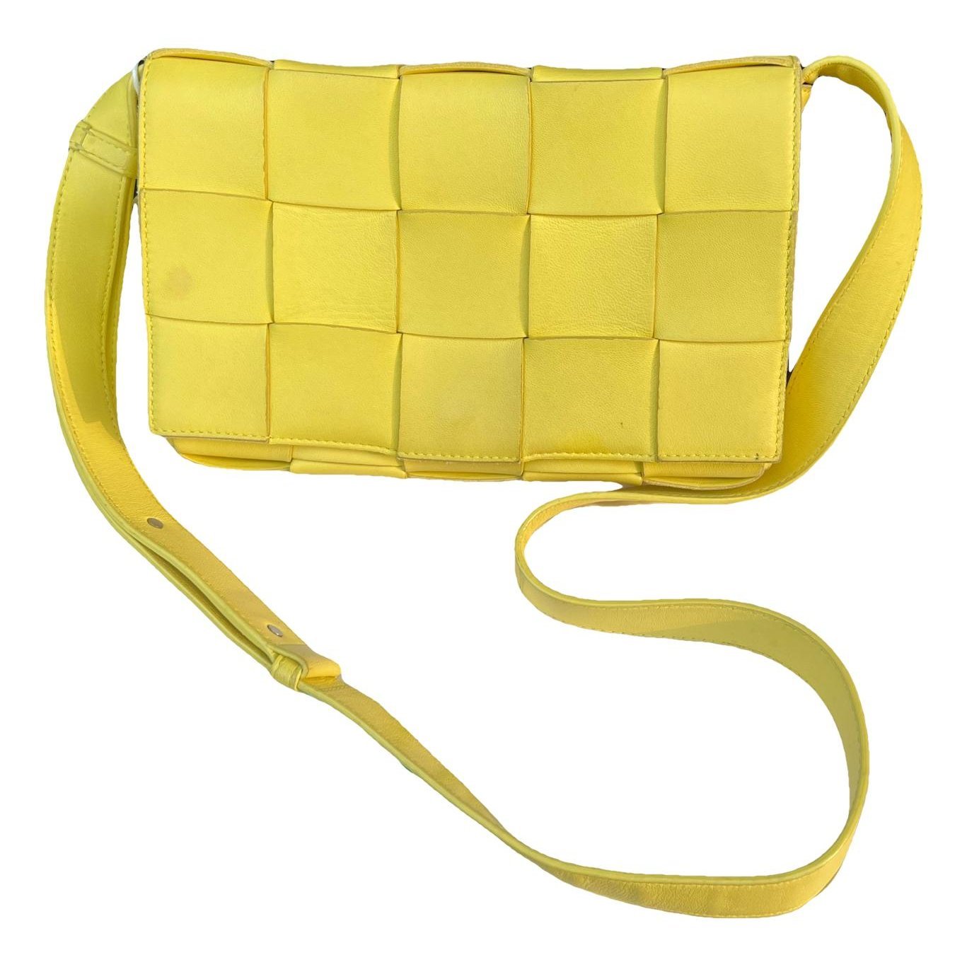 Cassette leather handbag