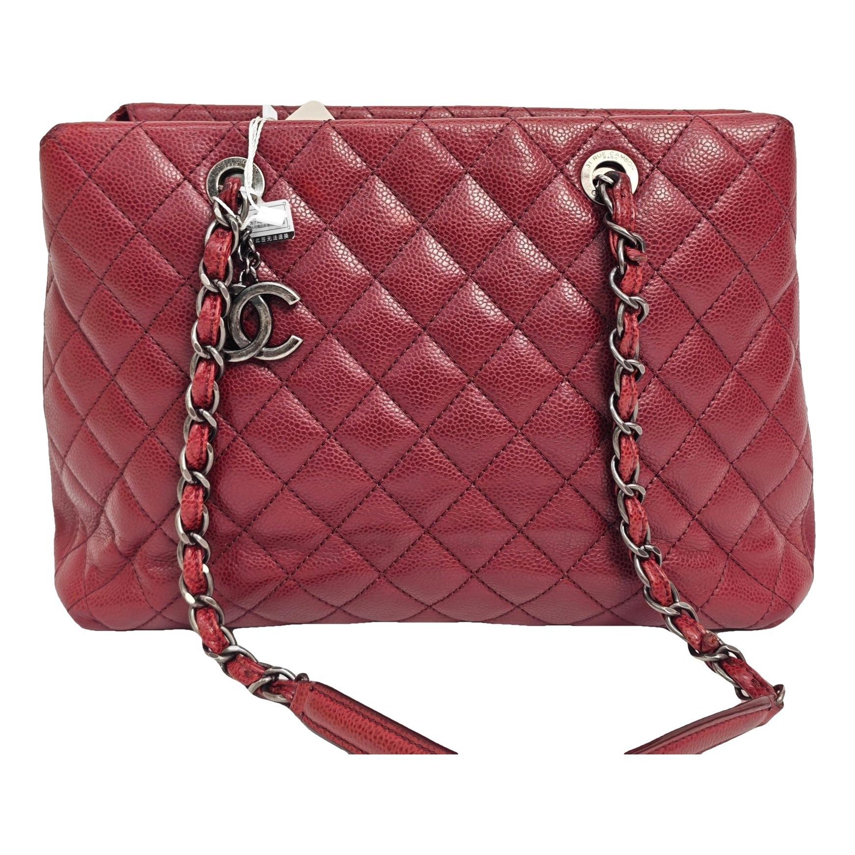 Leather tote
