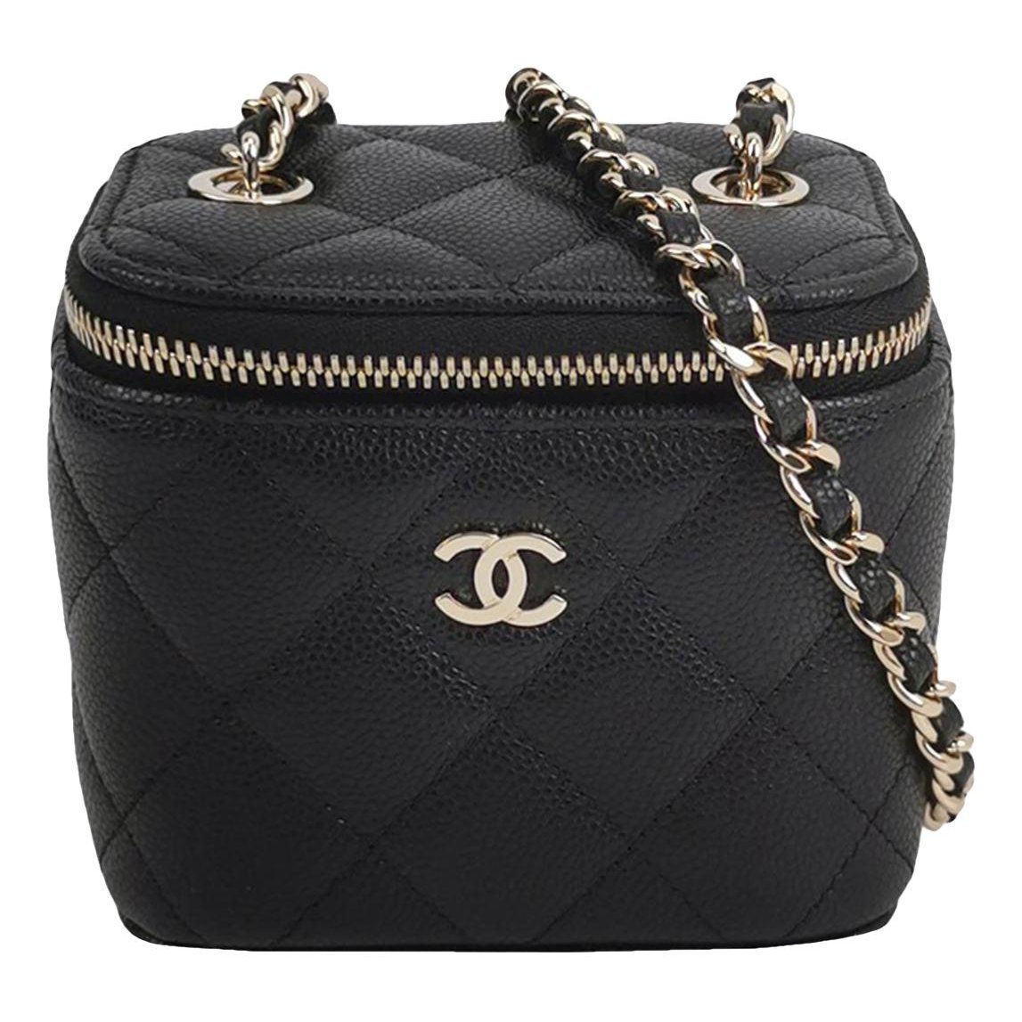Trendy CC Vanity leather handbag