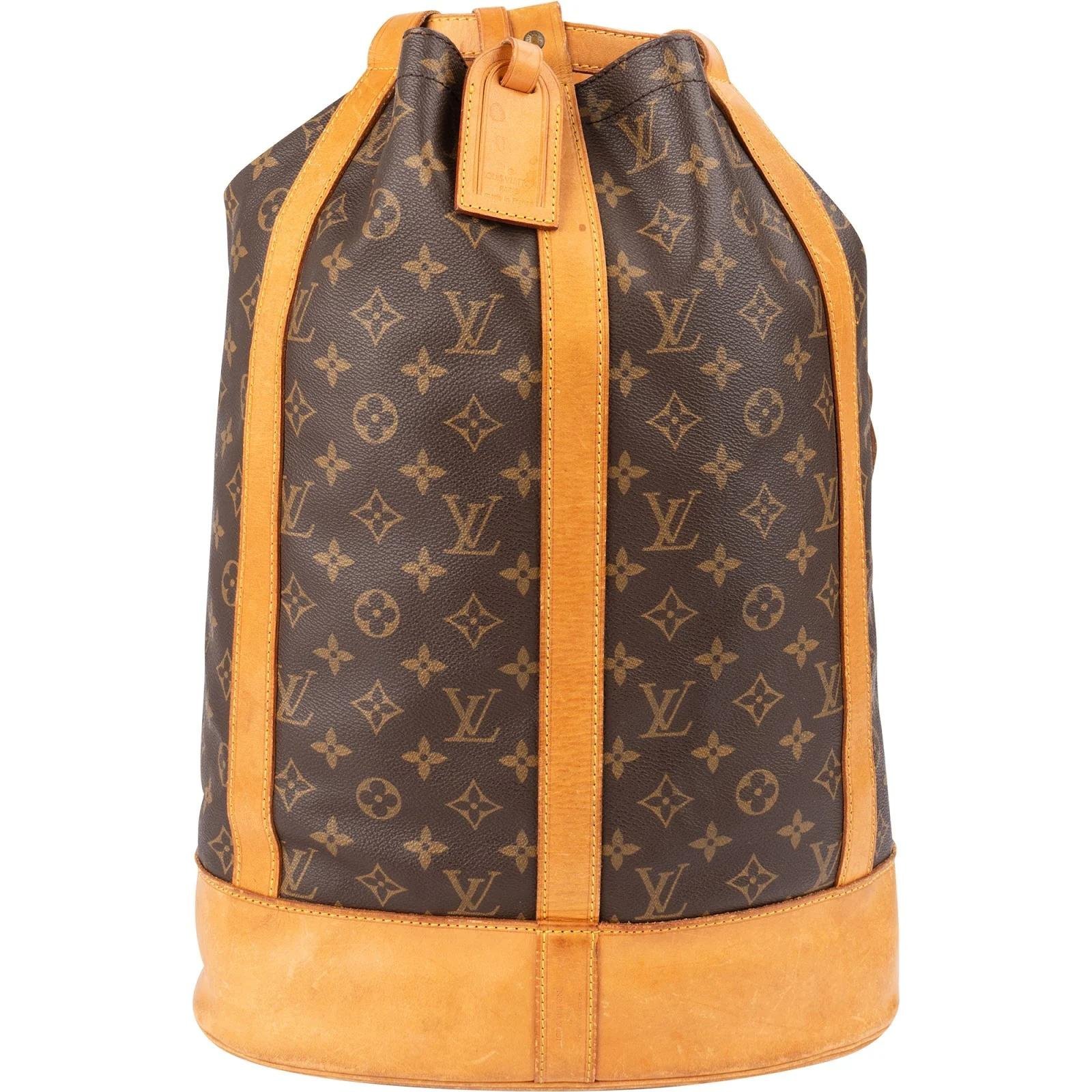 Randonnée leather backpack