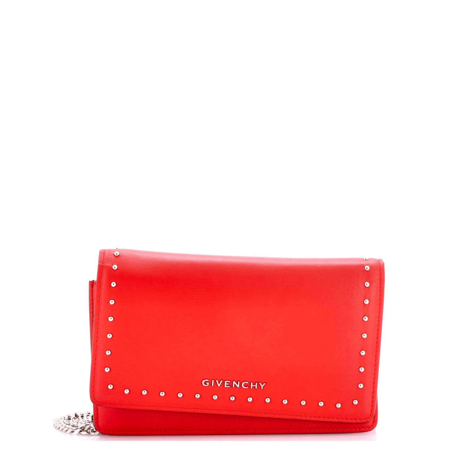 Pandora Chain Wallet Studded Leather