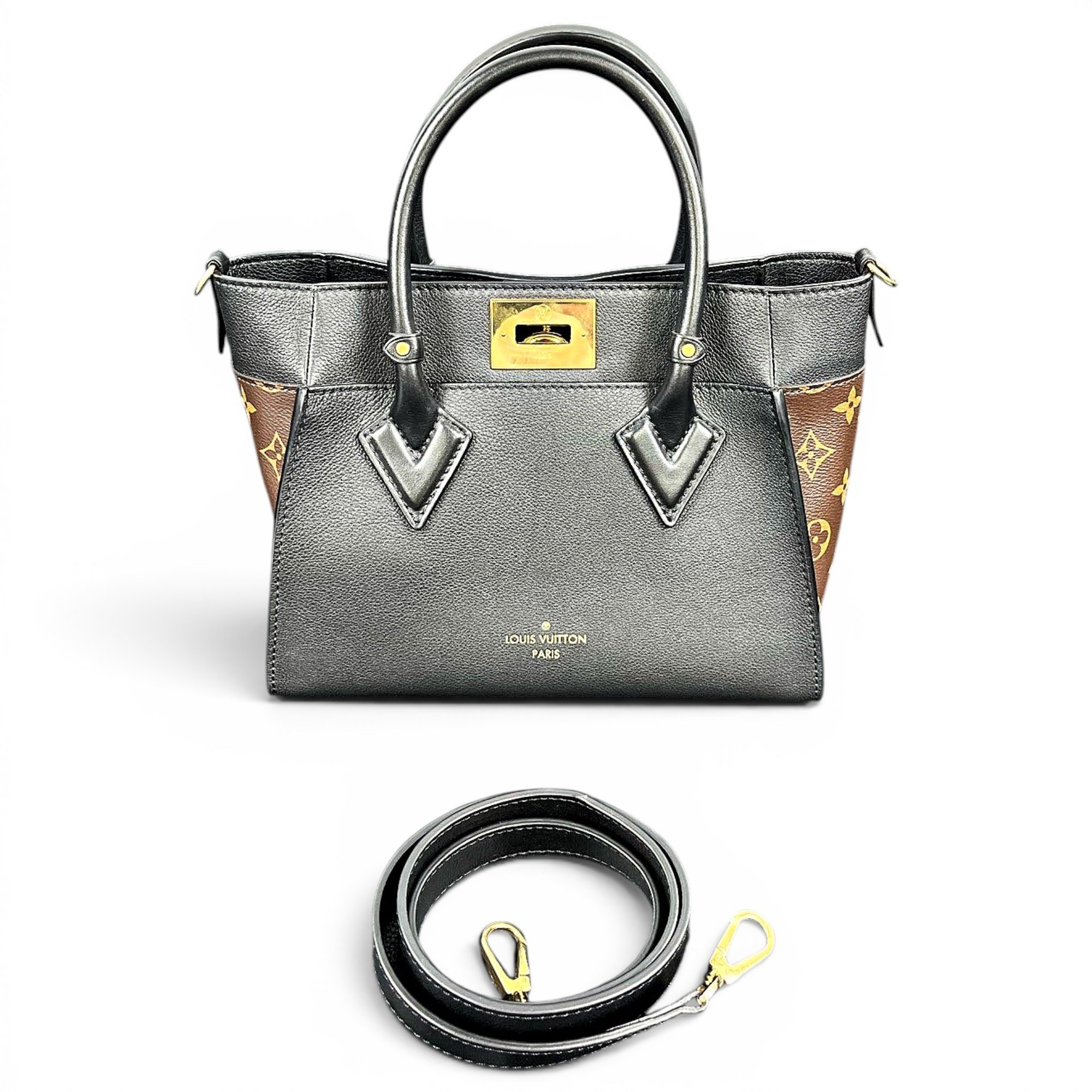 On My Side leather handbag