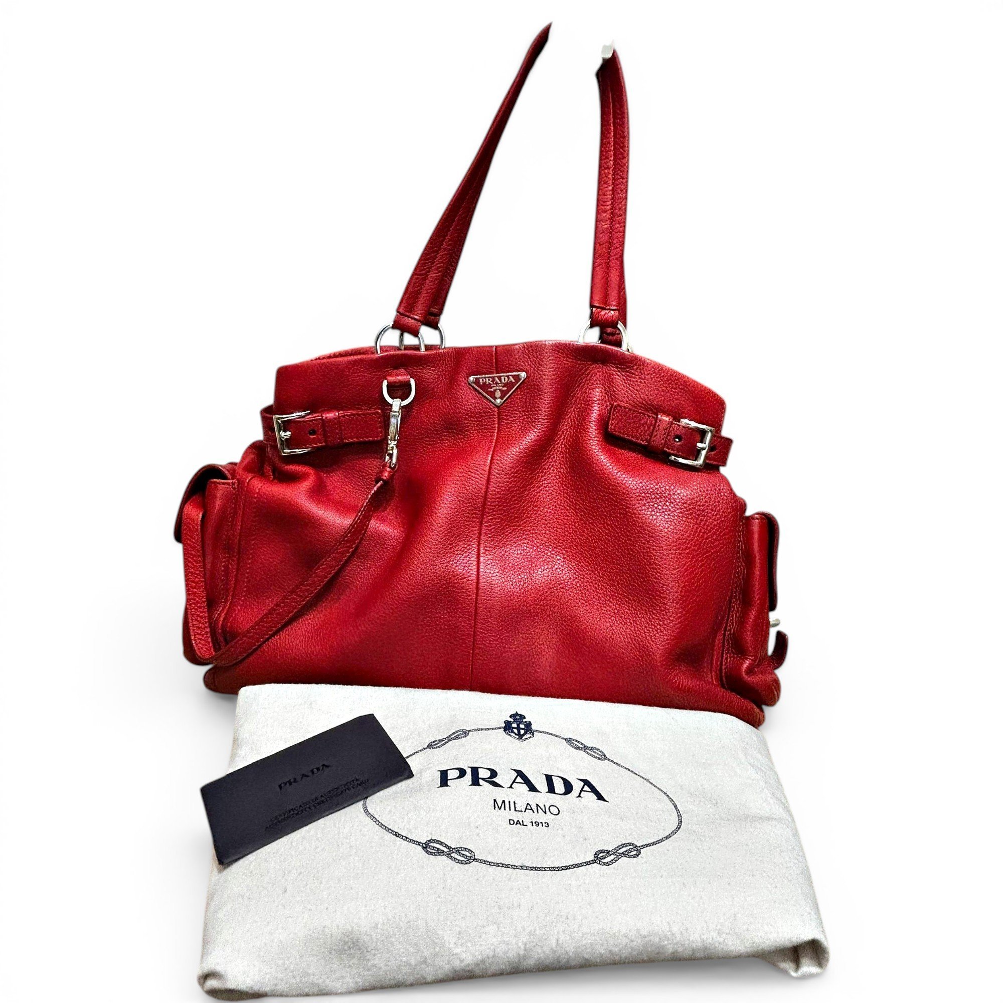 Leather handbag