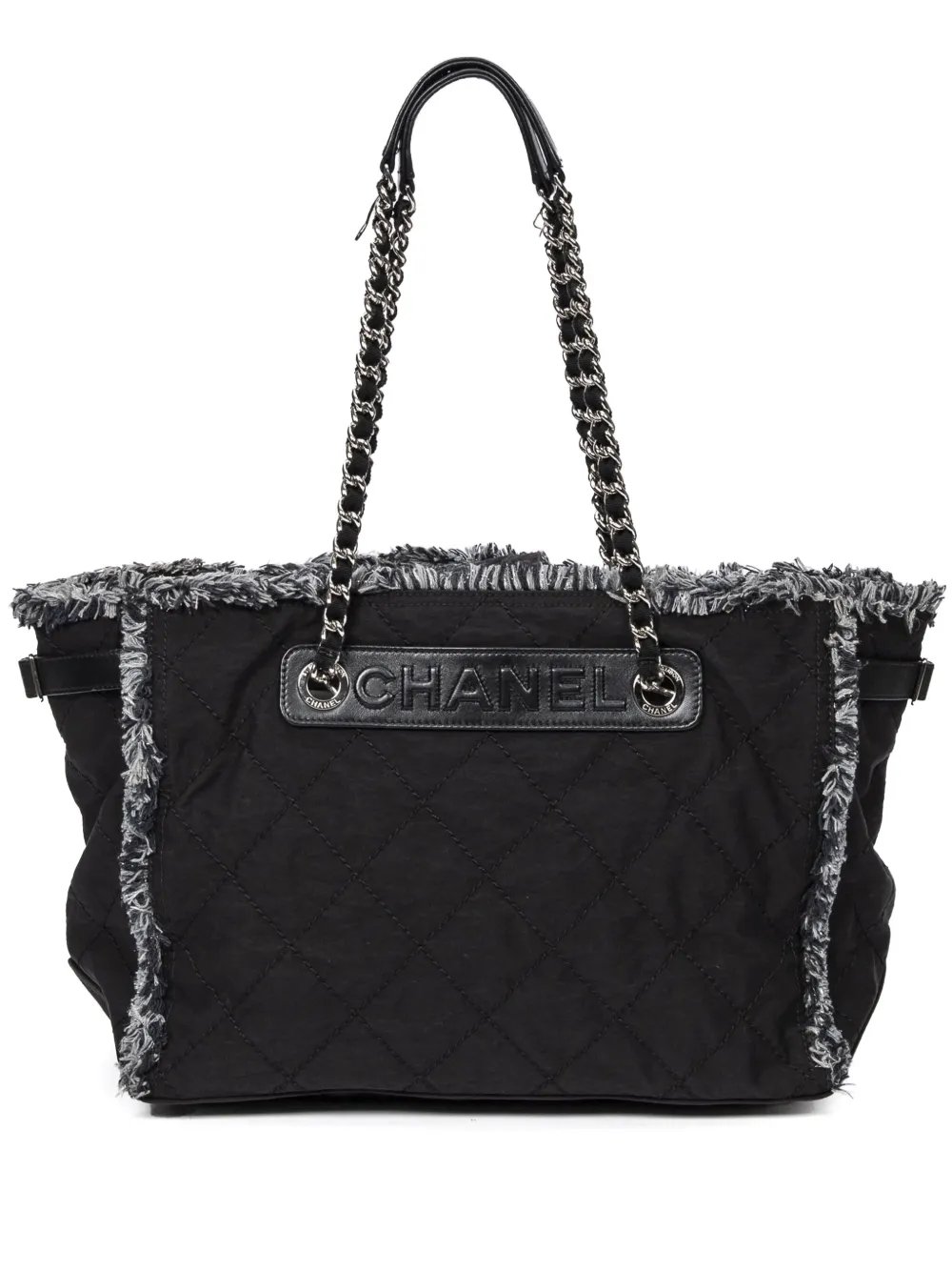 quilted chain-strap bag