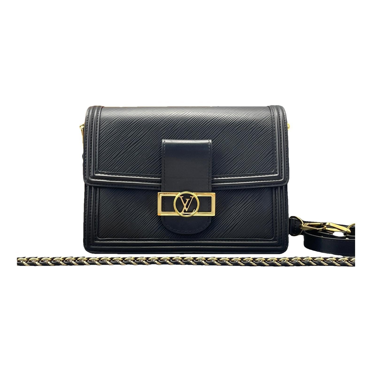 Dauphine leather handbag