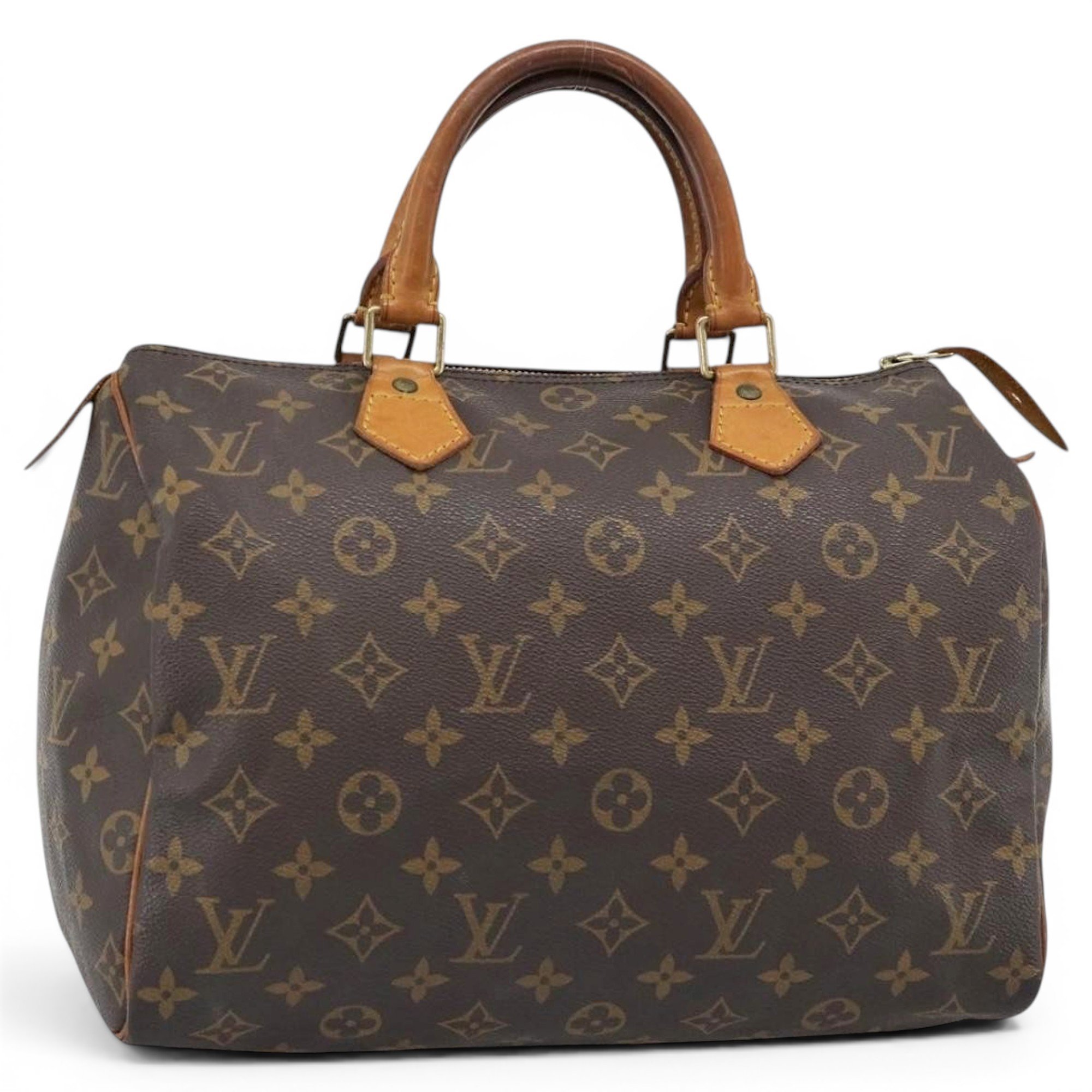 Speedy leather bowling bag