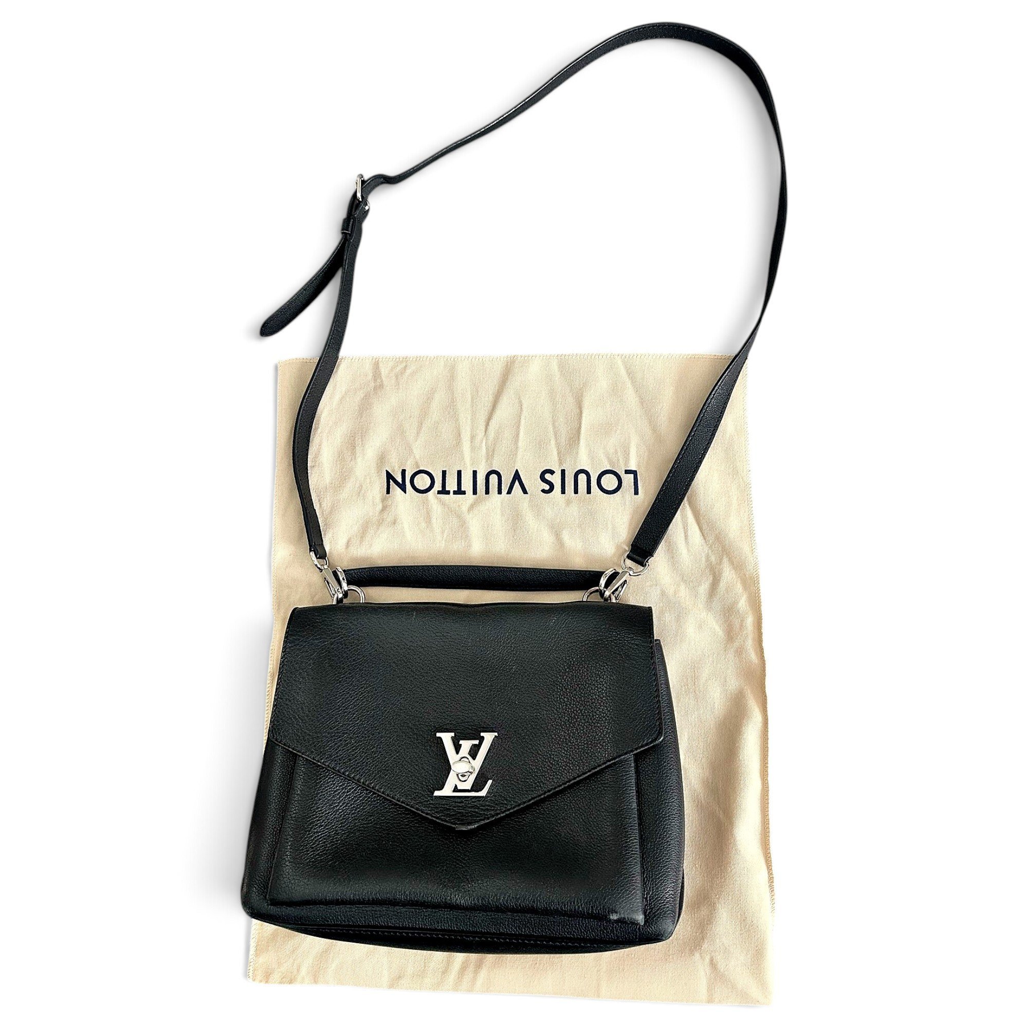 Louis Vuitton Mylockme leather handbag