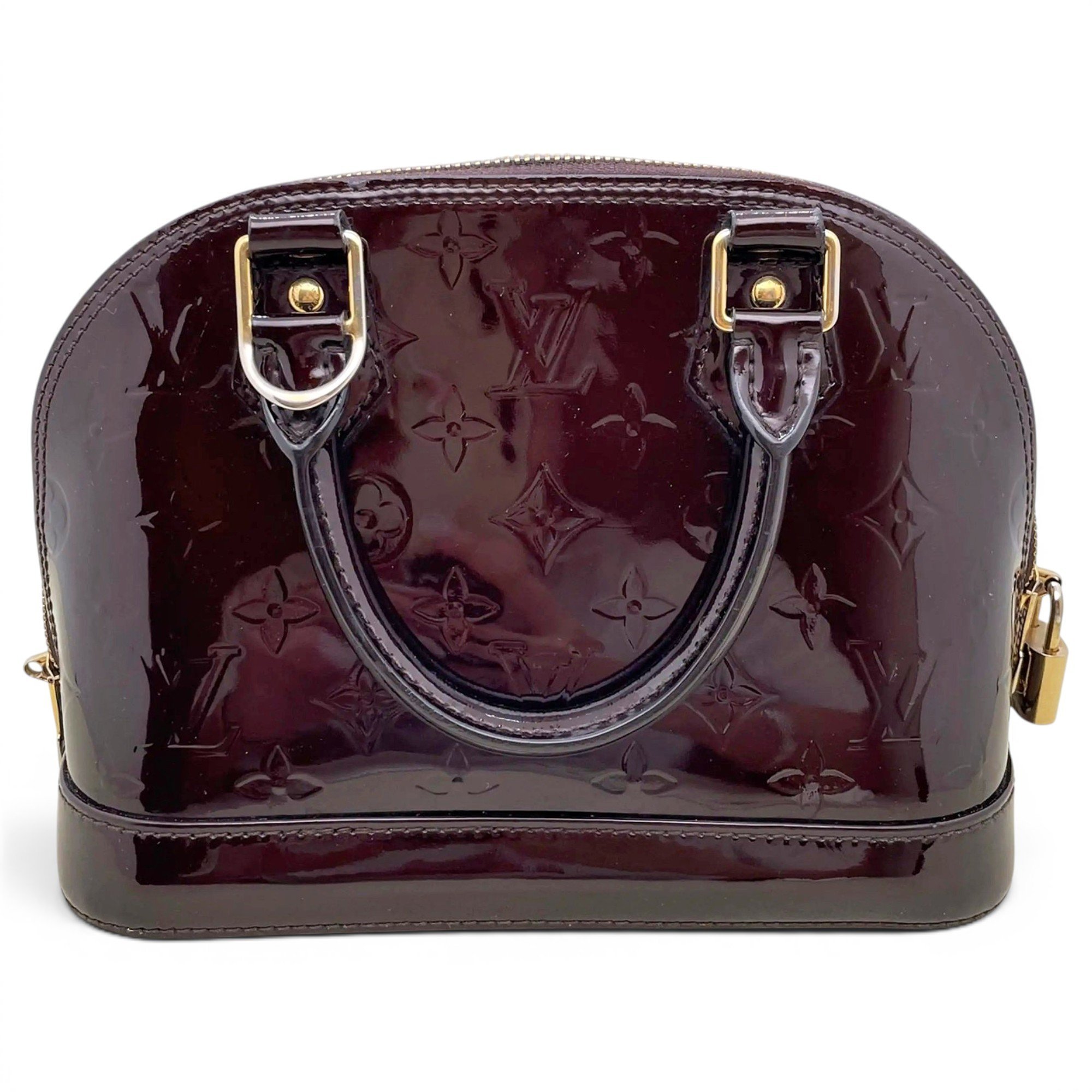 Alma BB patent leather handbag