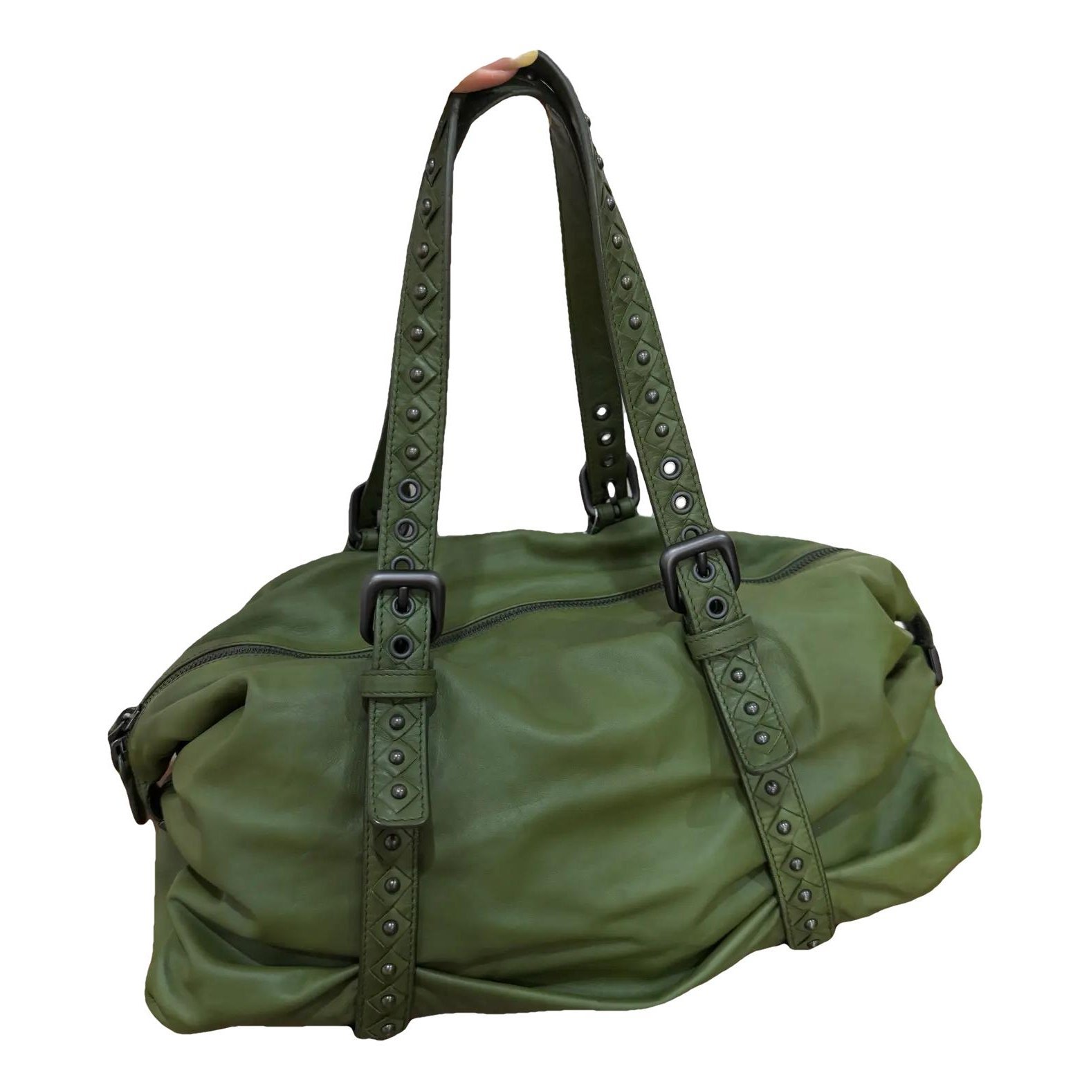 Leather handbag
