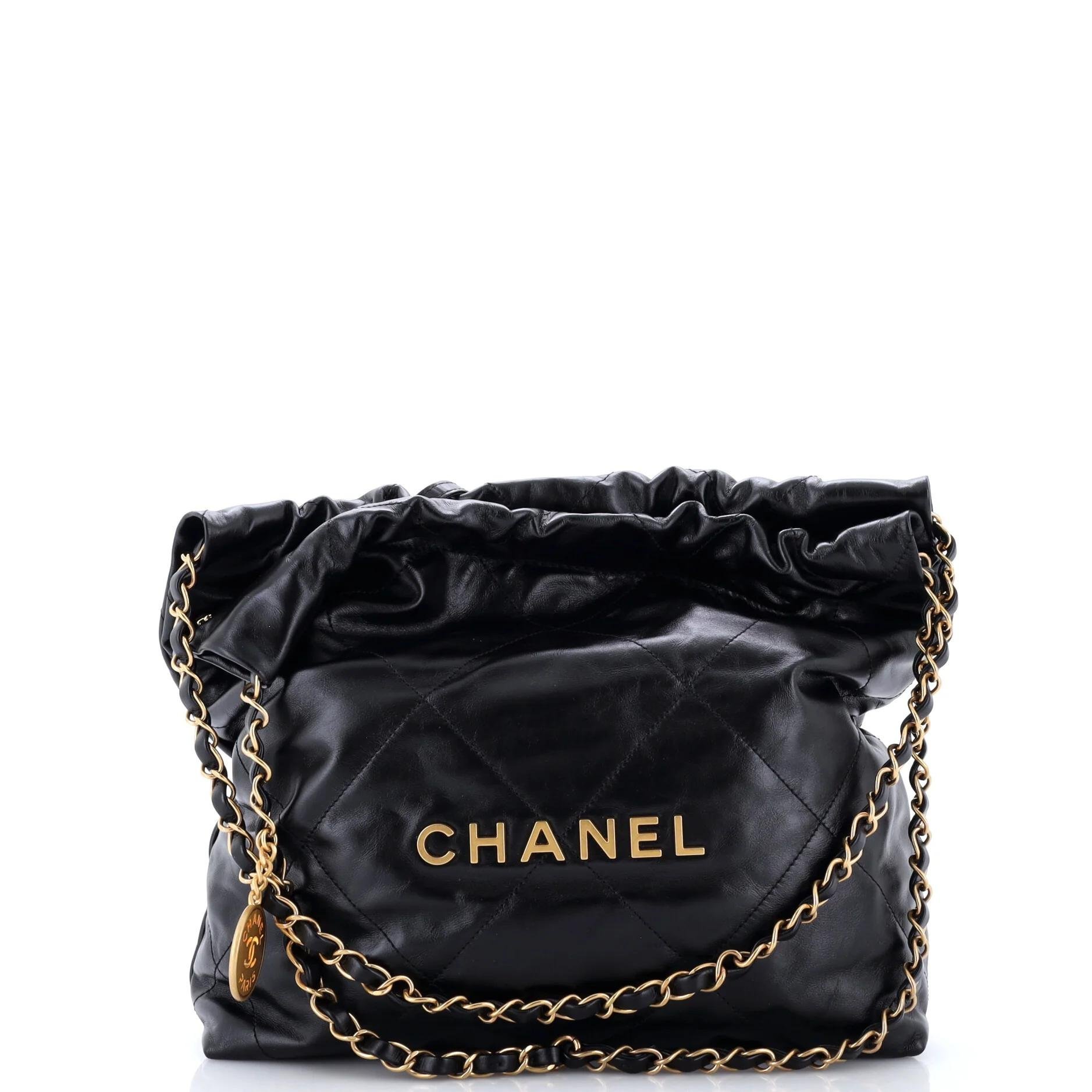 Chanel 22 leather handbag