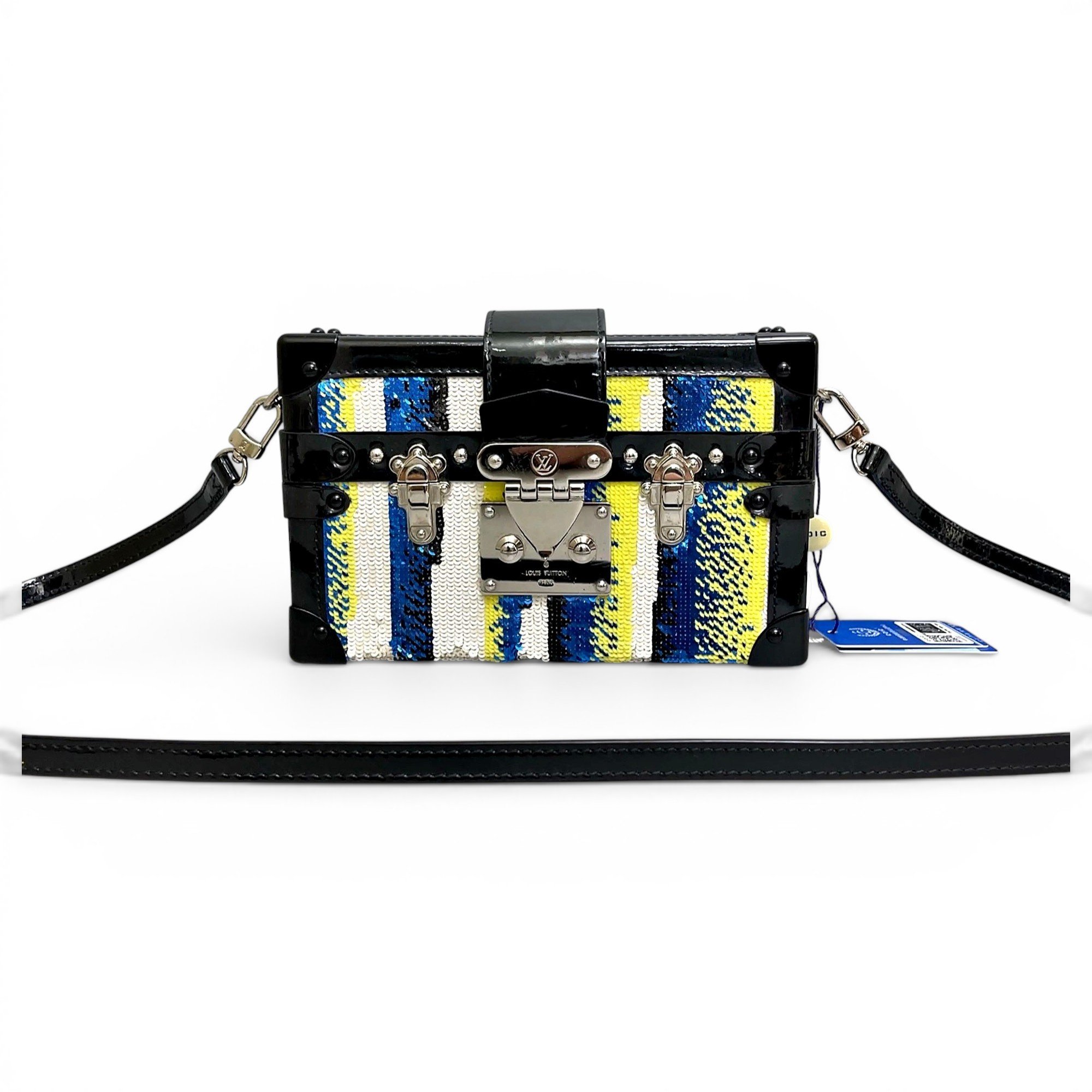 Louis Vuitton Petite Malle glitter crossbody bag