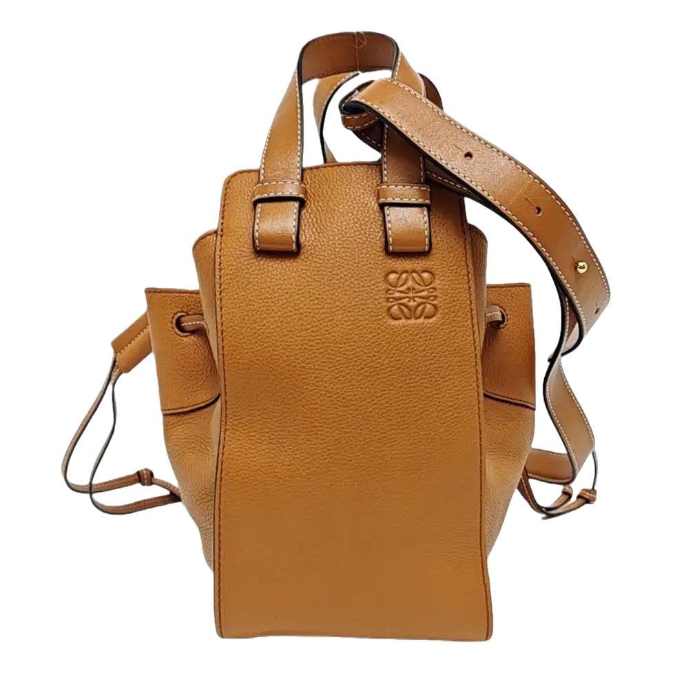 Hammock leather handbag