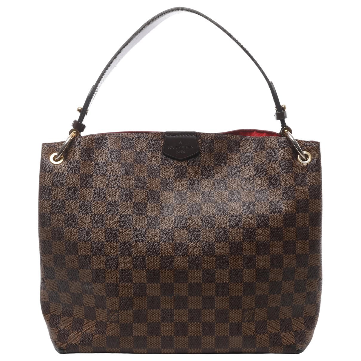 Graceful leather handbag
