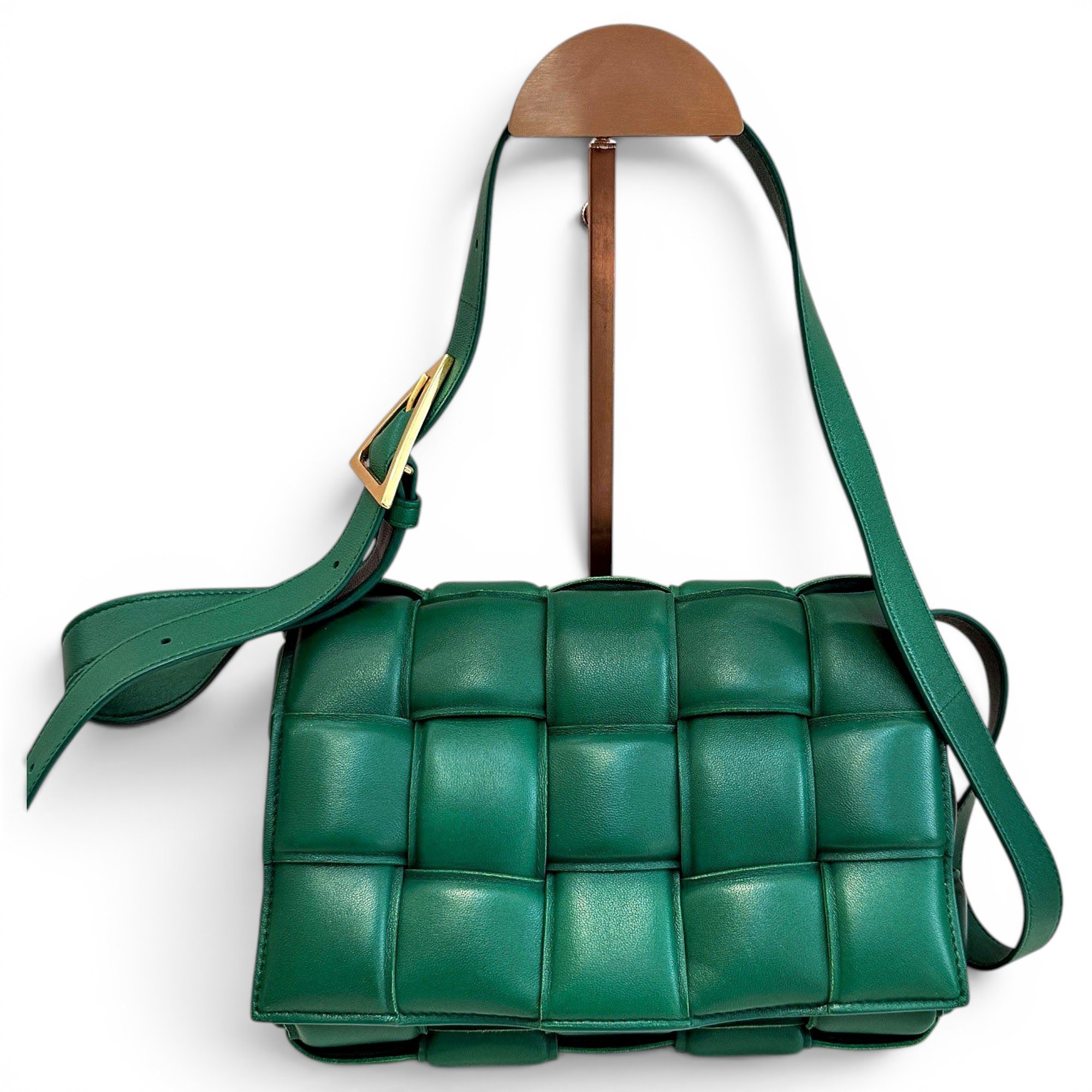 Cassette Padded leather handbag