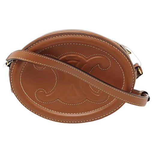 Triomphe leather crossbody bag