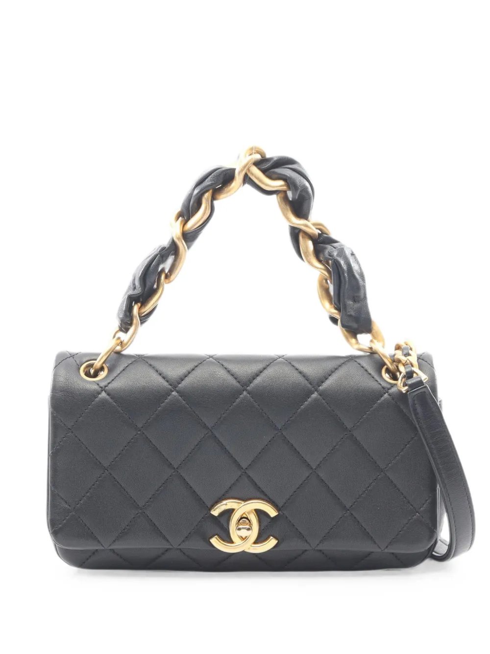 2021 Quilted Lambskin Chain is More Flap satchel