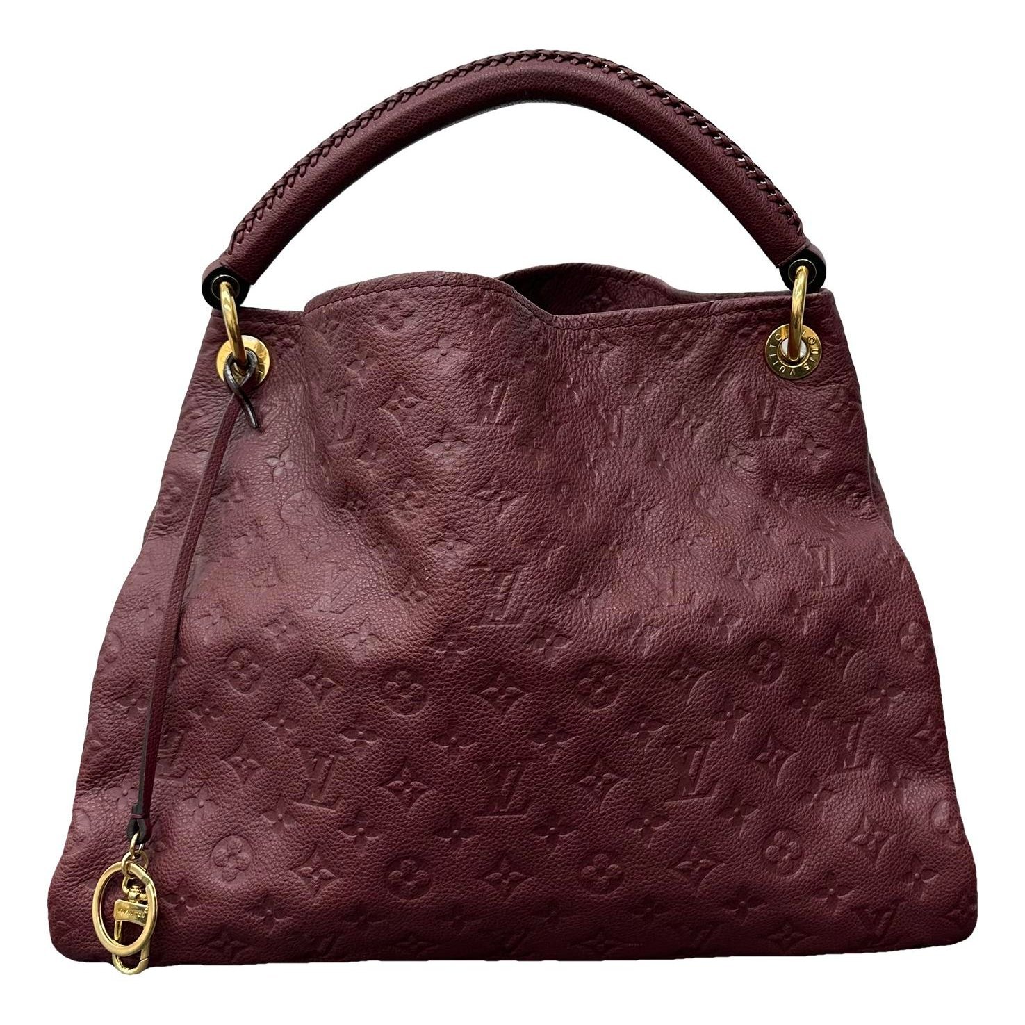 Artsy leather handbag