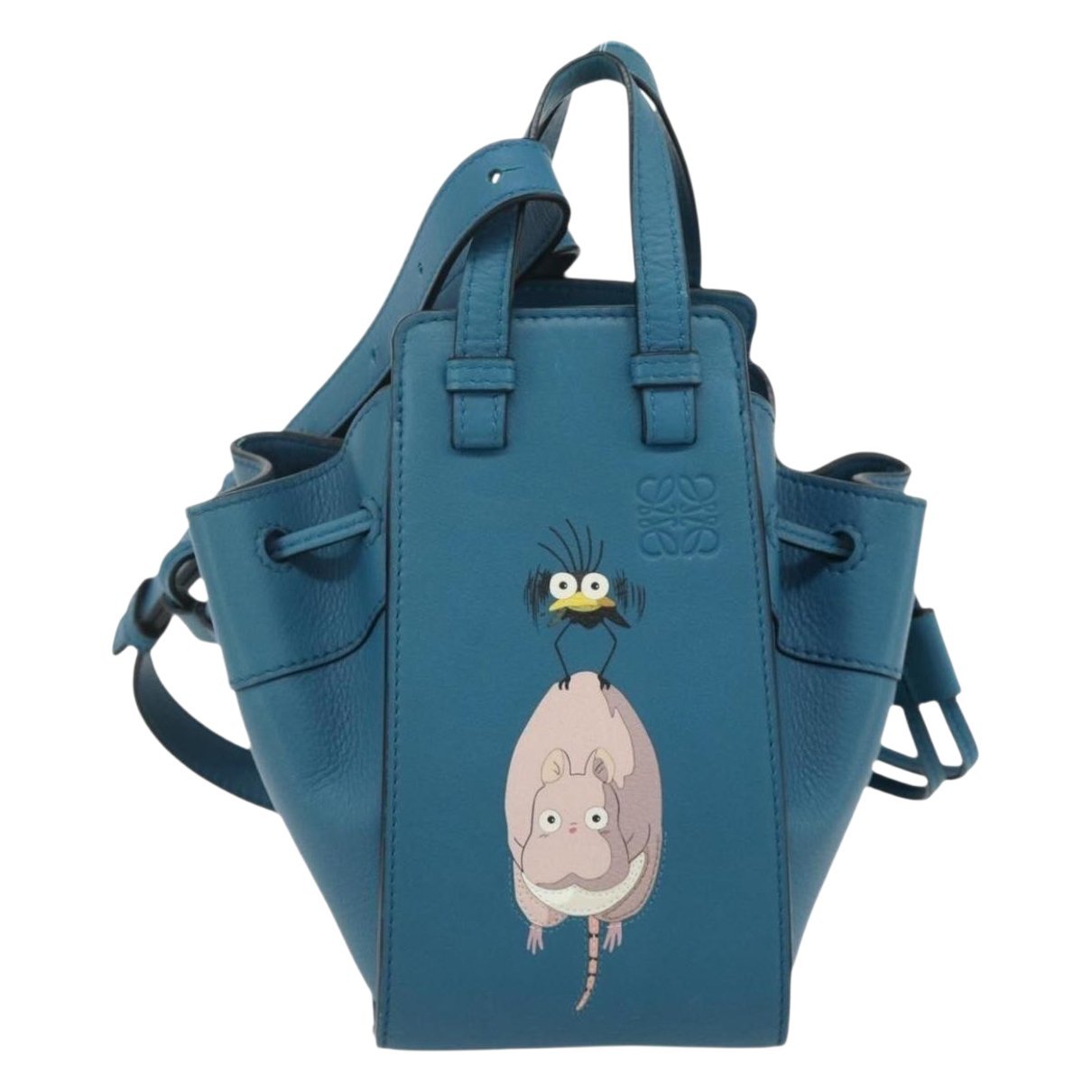 Hammock leather handbag