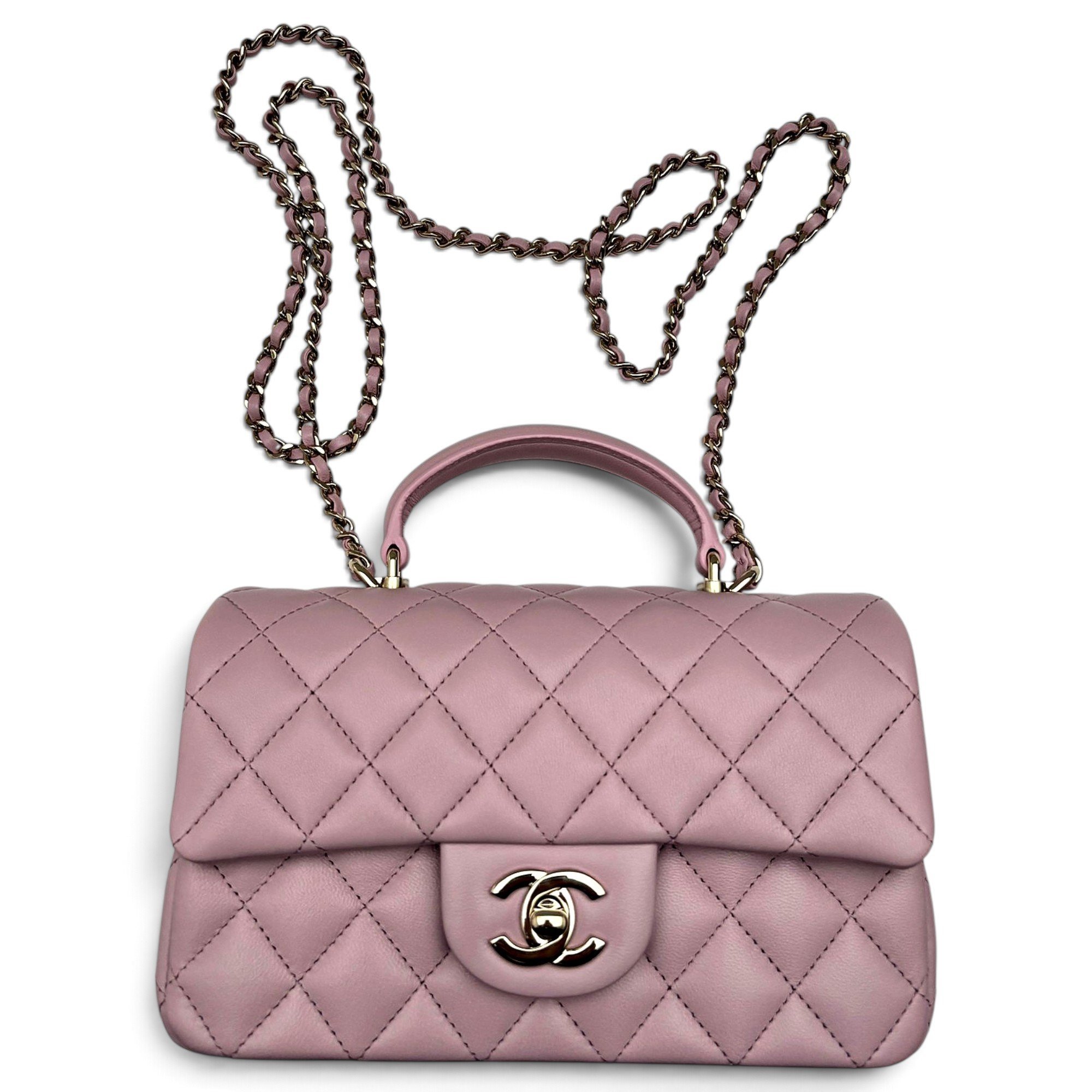 Timeless Classique Top Handle leather handbag