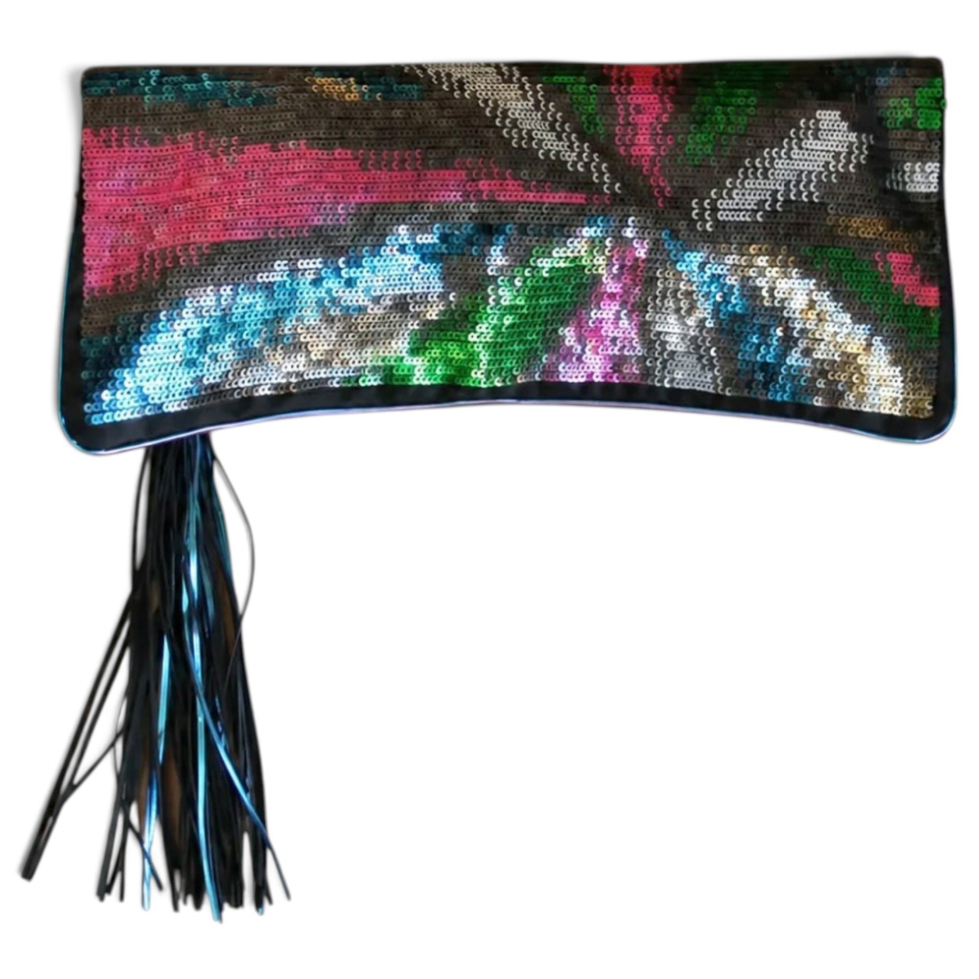Glitter clutch bag