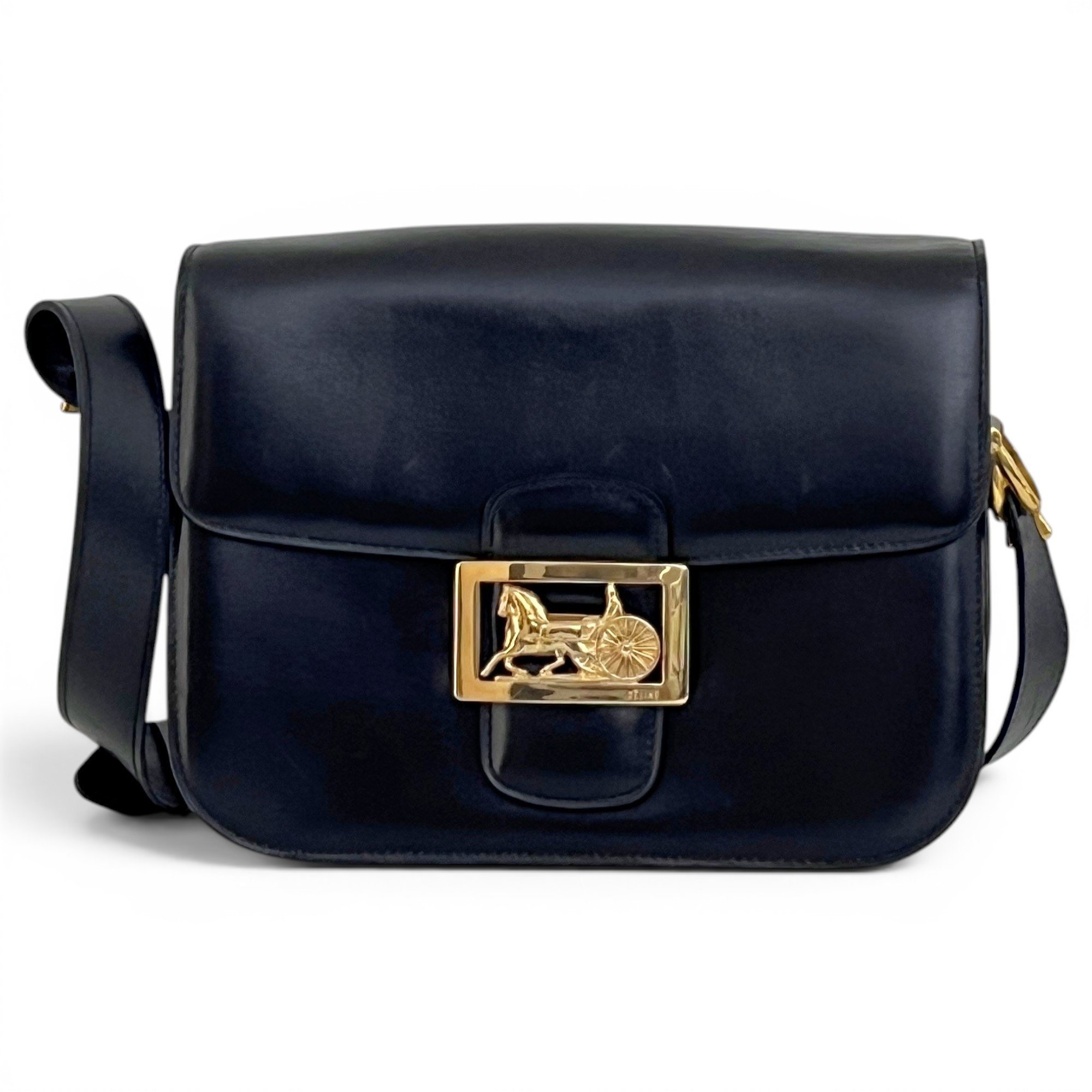 Triomphe leather handbag