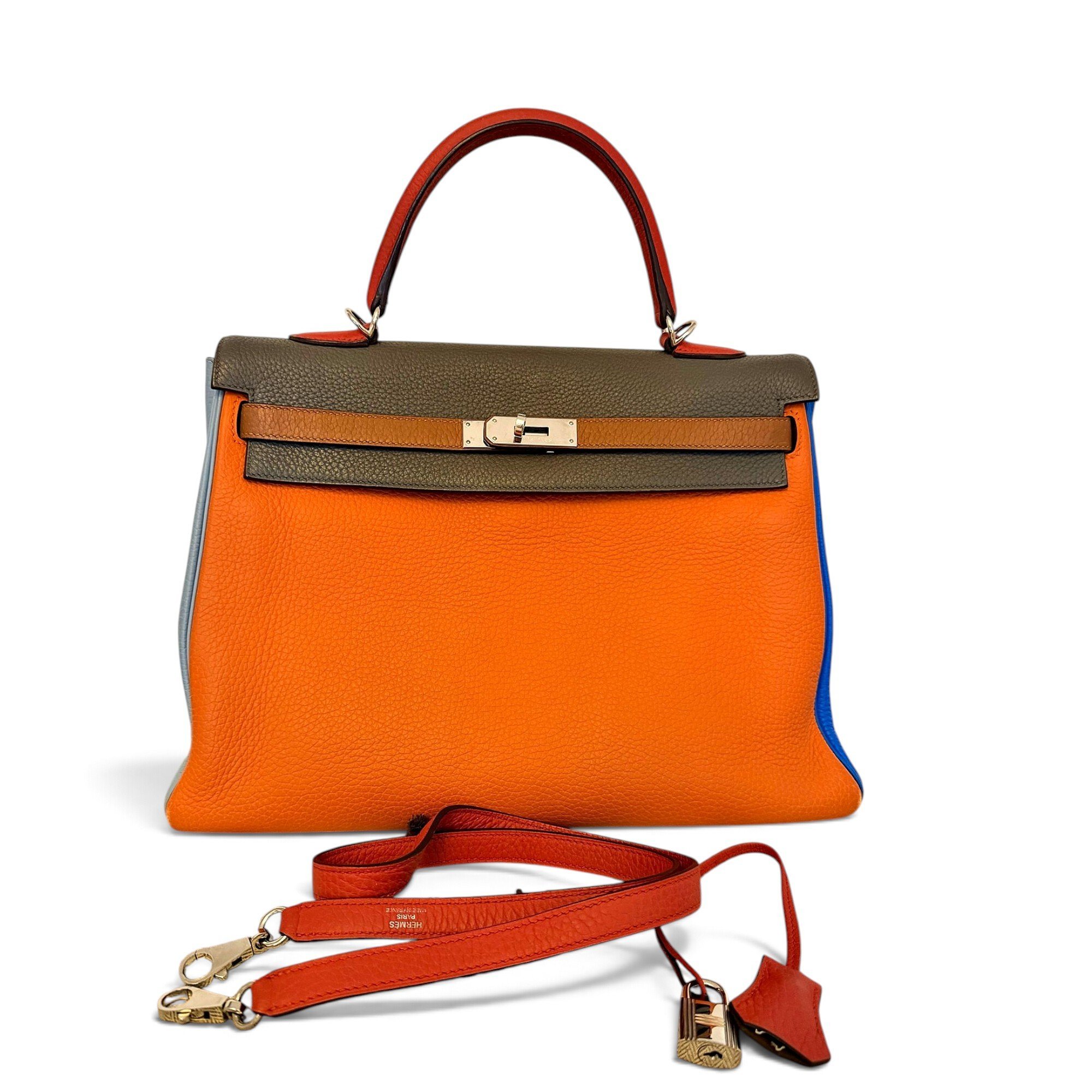 Leather handbag