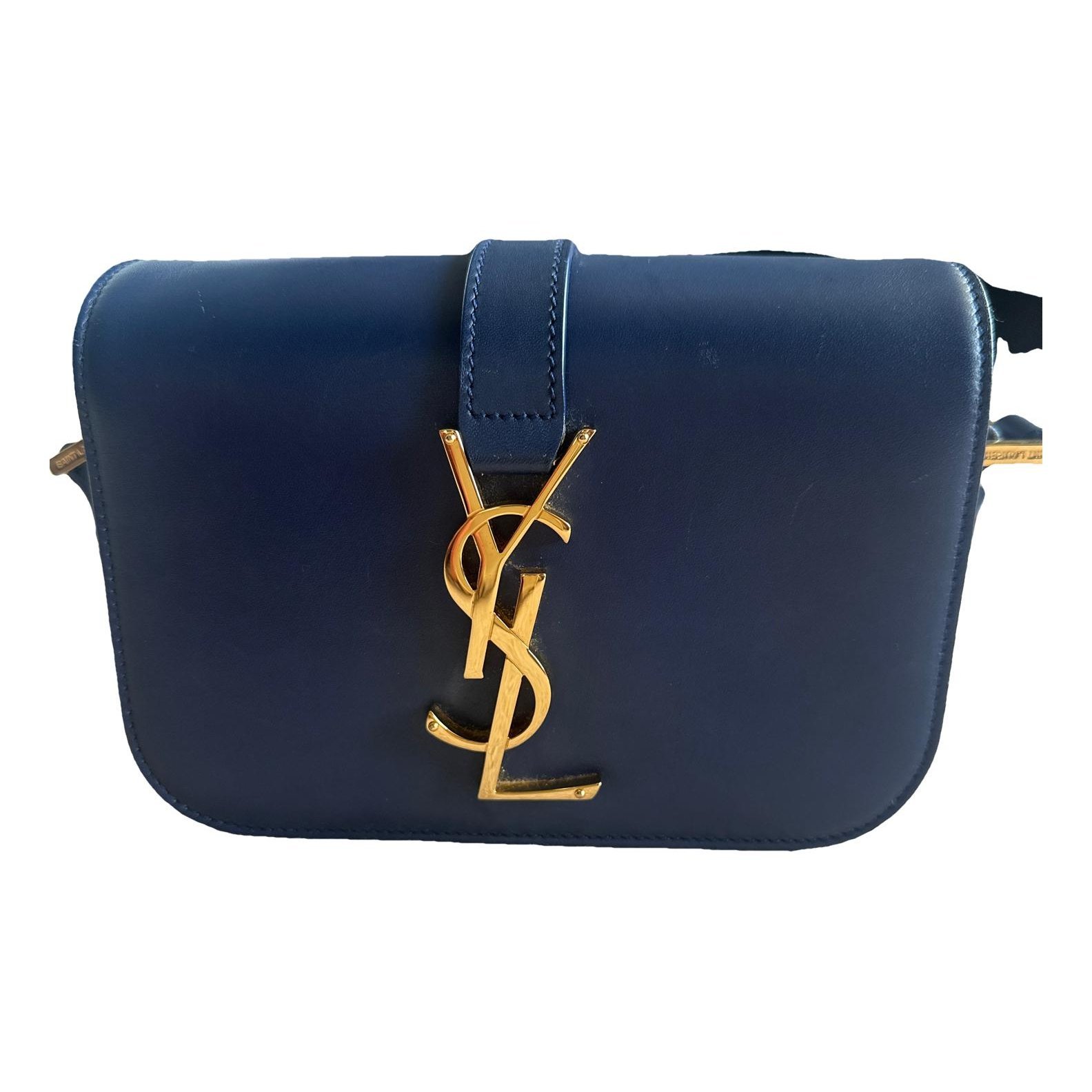 Leather clutch bag