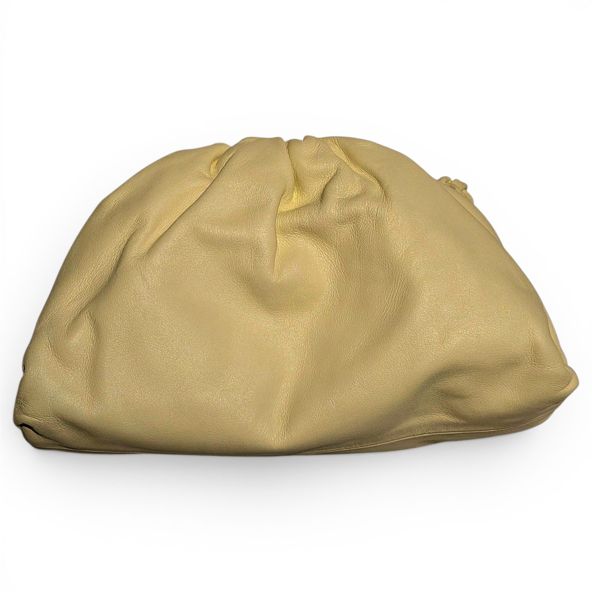 Pouch leather clutch bag