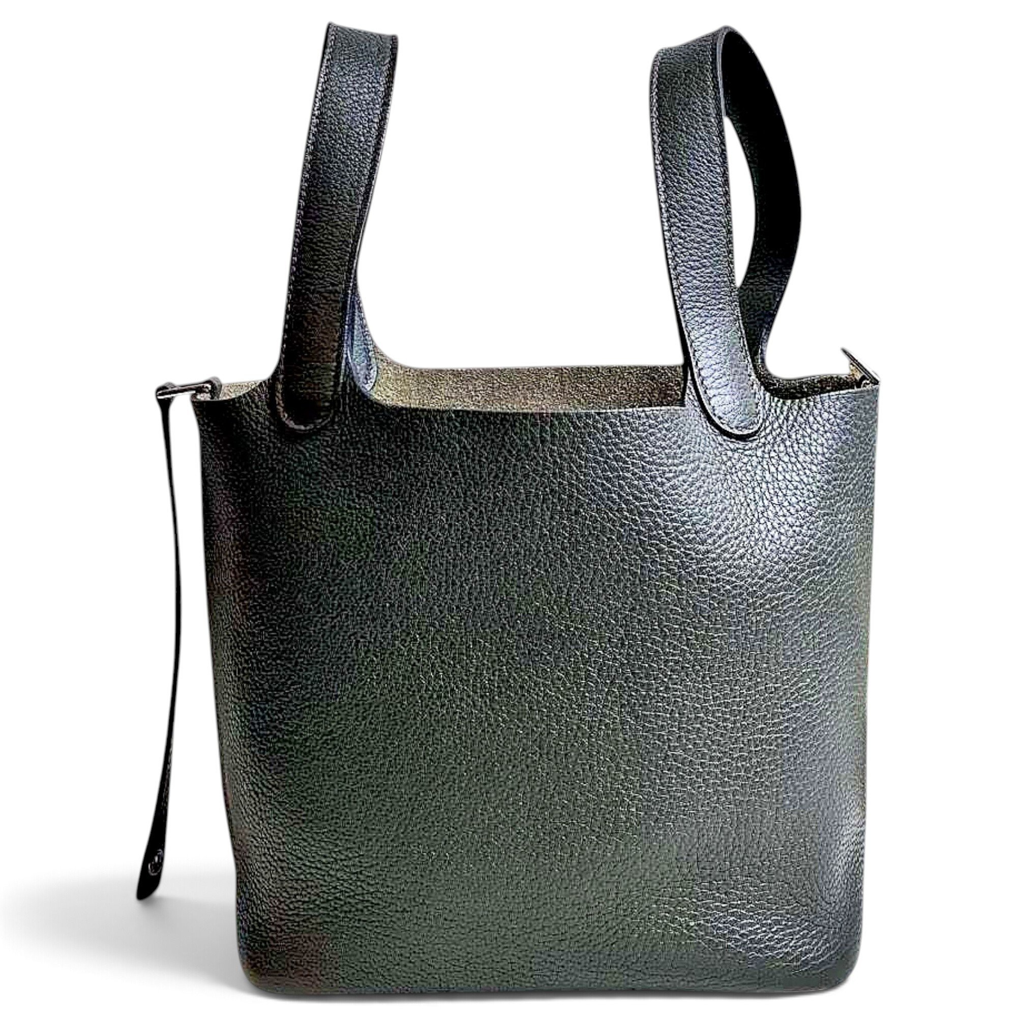 Picotin leather handbag