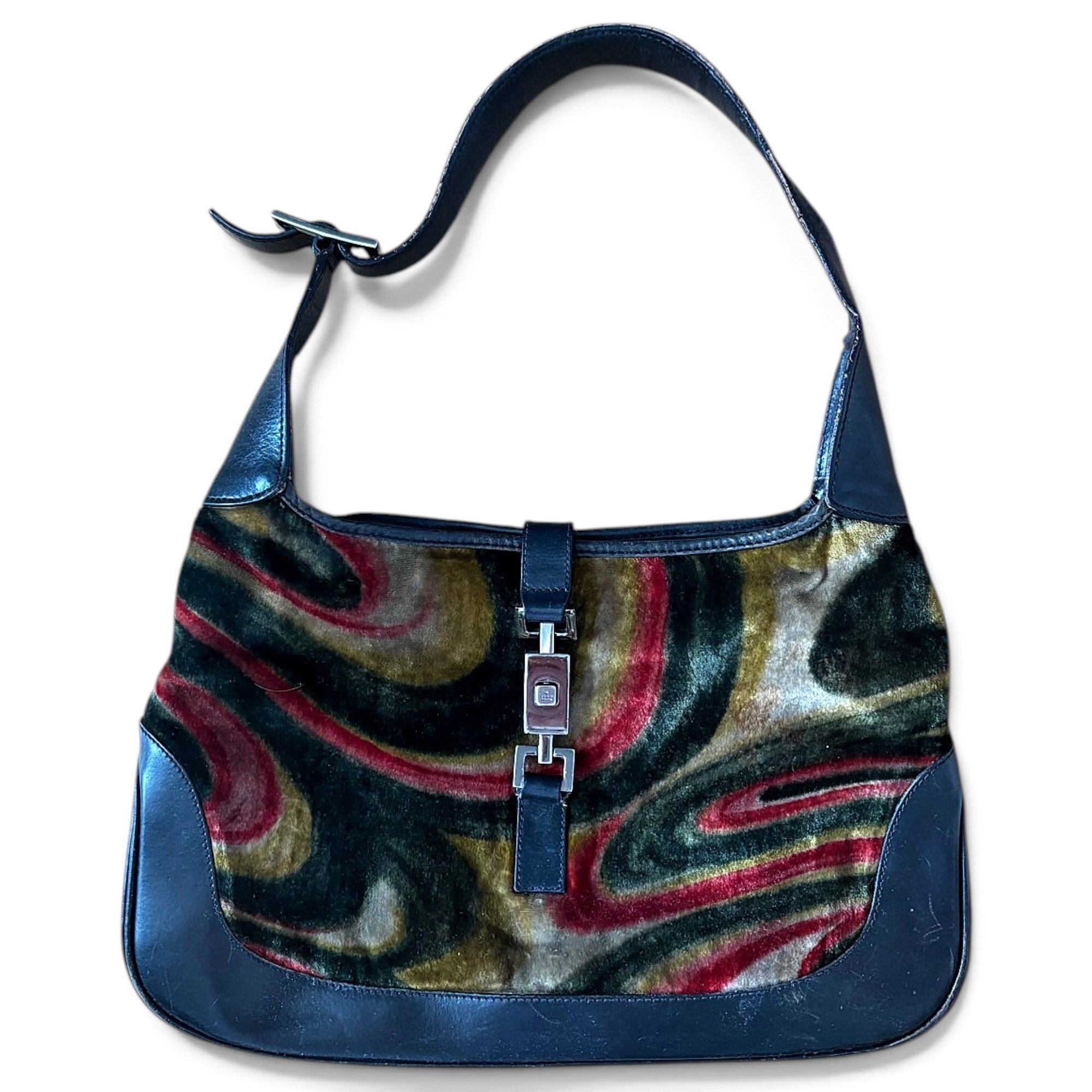 Jackie Vintage velvet handbag