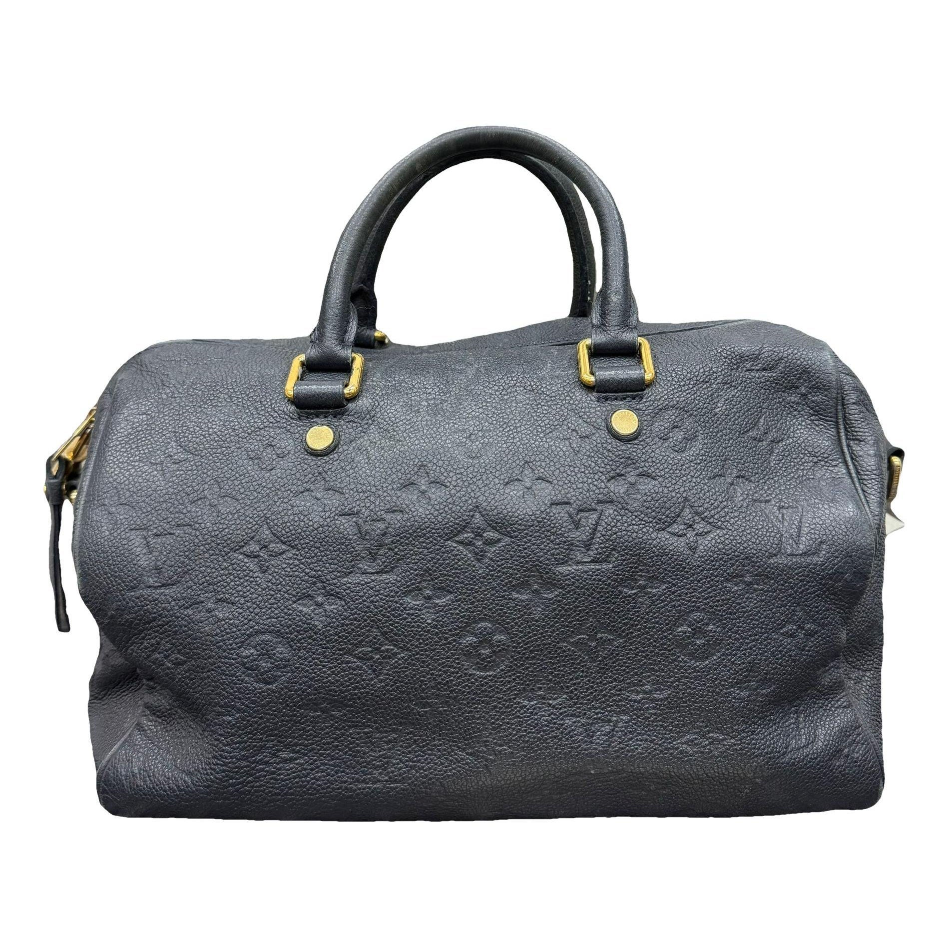 Speedy leather handbag