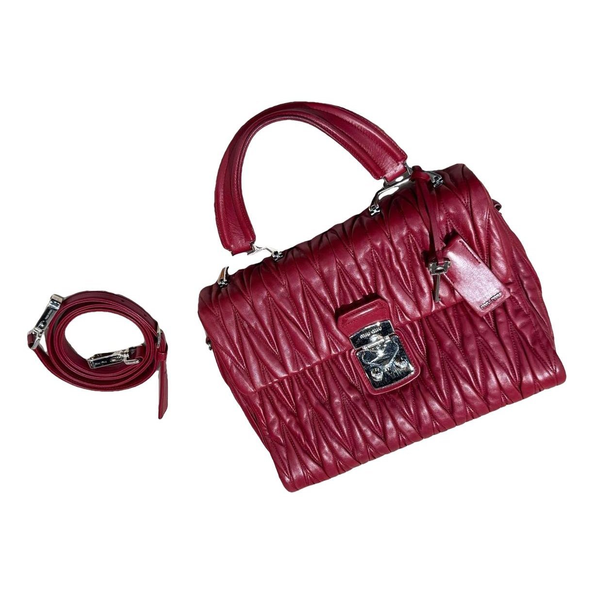 Leather handbag