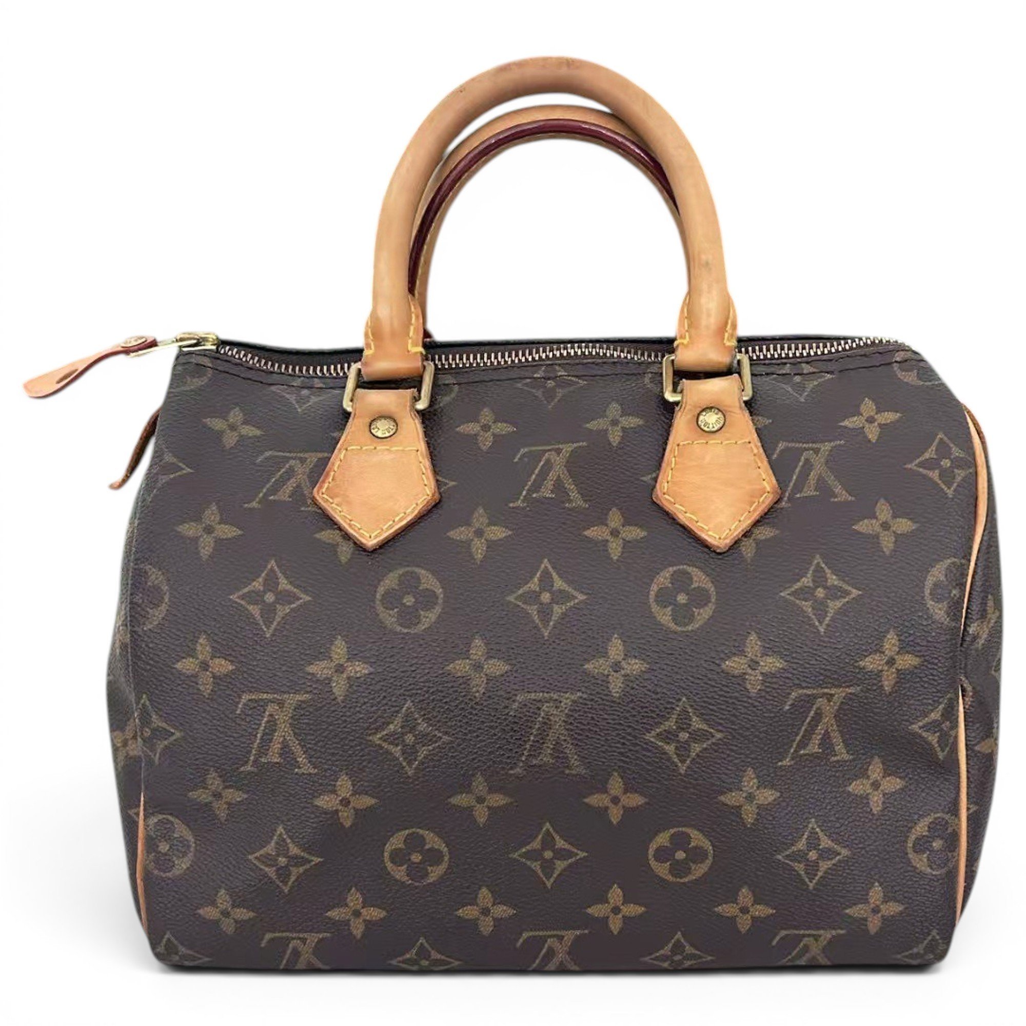 Speedy leather handbag