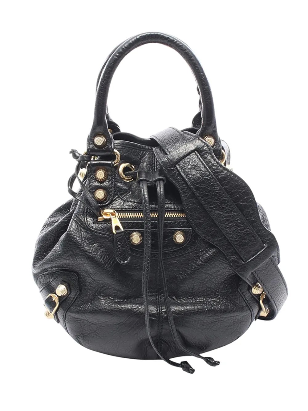 2010-2026 Lambskin Motocross Giant 21 Pompon Bag satchel