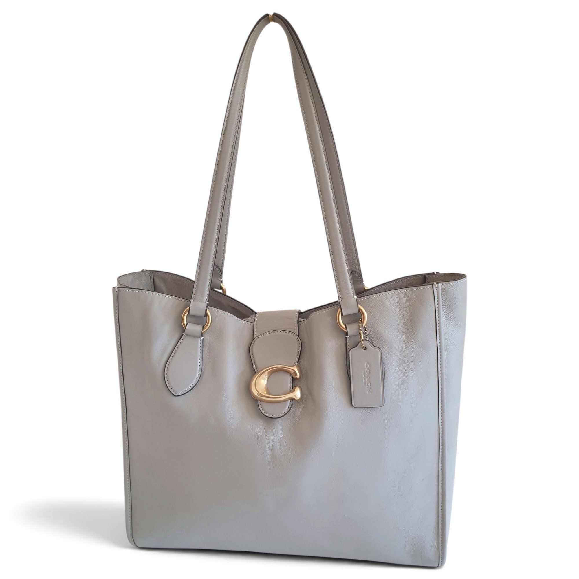 Leather tote