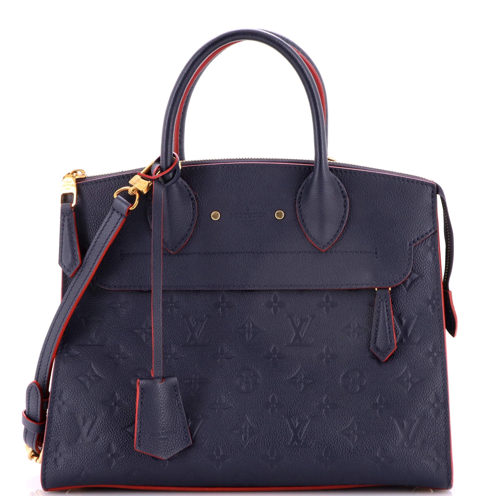 Pont Neuf Handbag Monogram Empreinte Leather MM