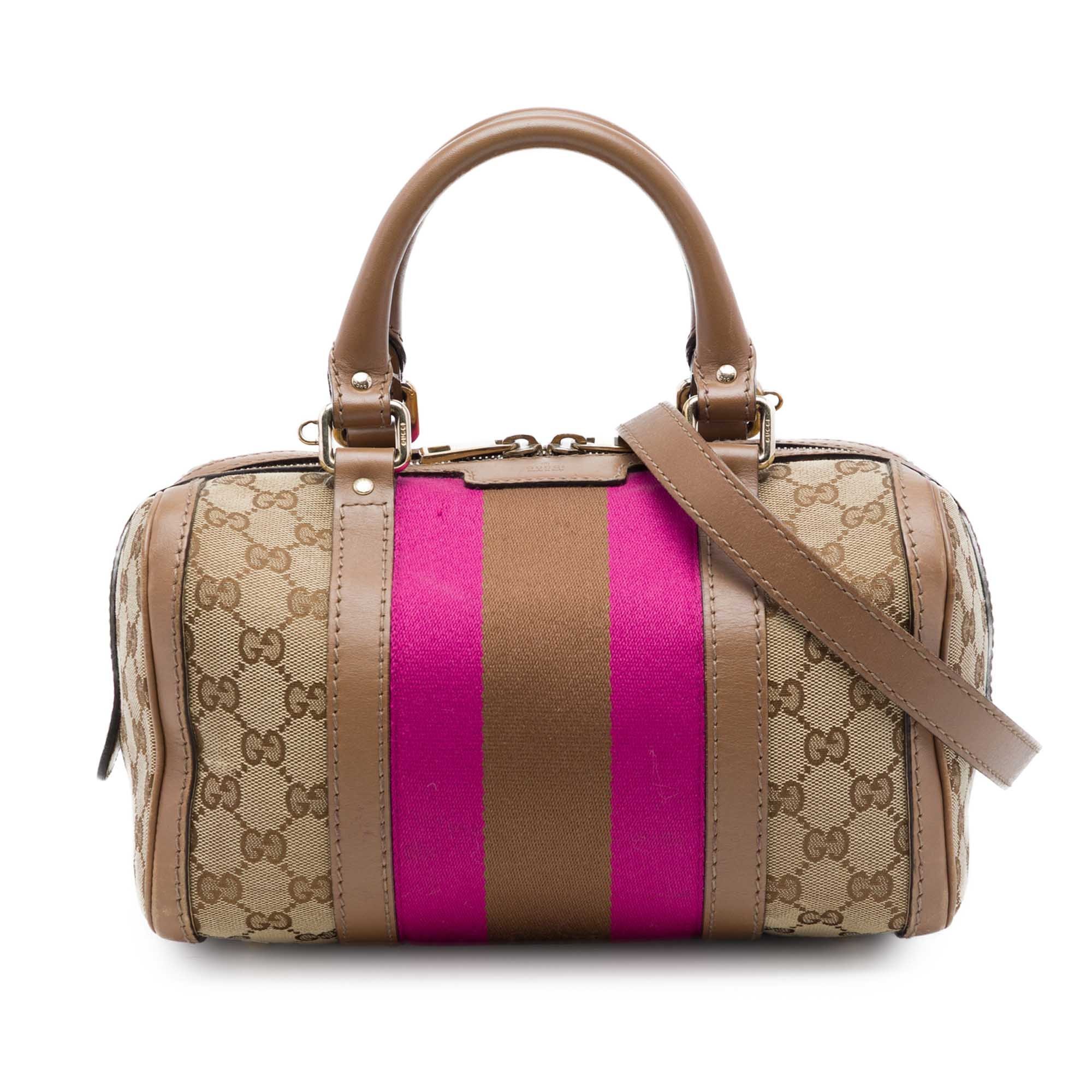 Boston leather handbag