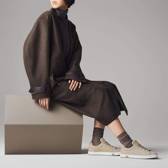 Beige Galet Kid Sneaker