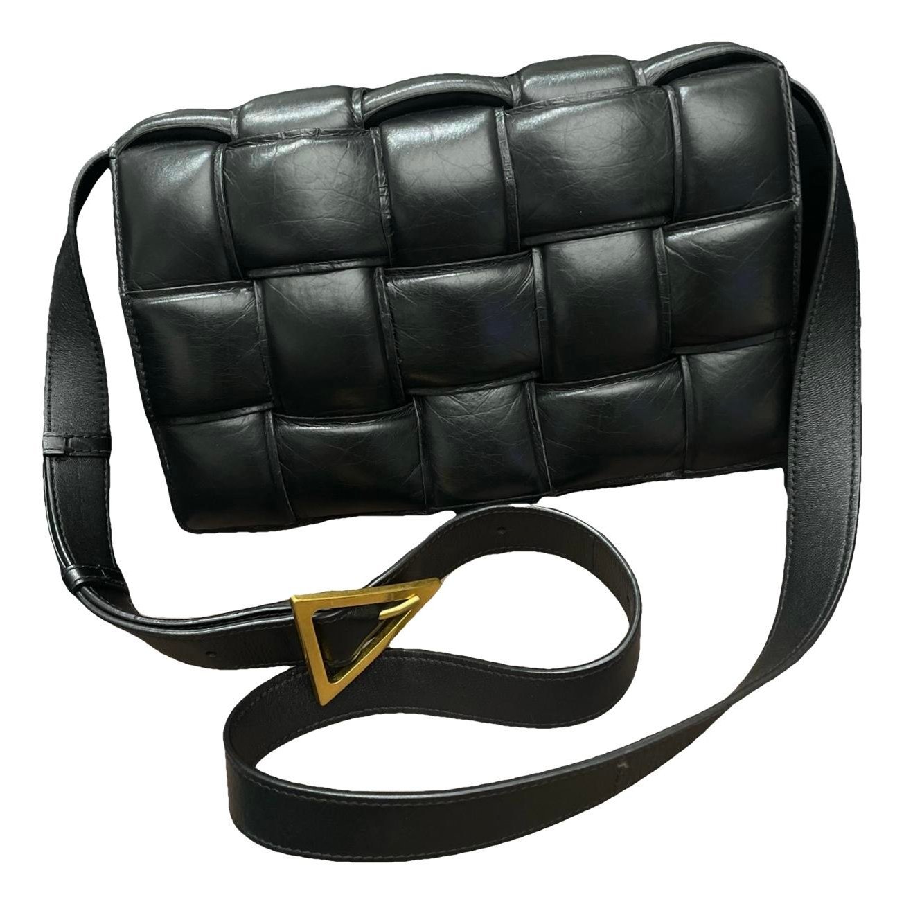 Cassette Padded leather handbag
