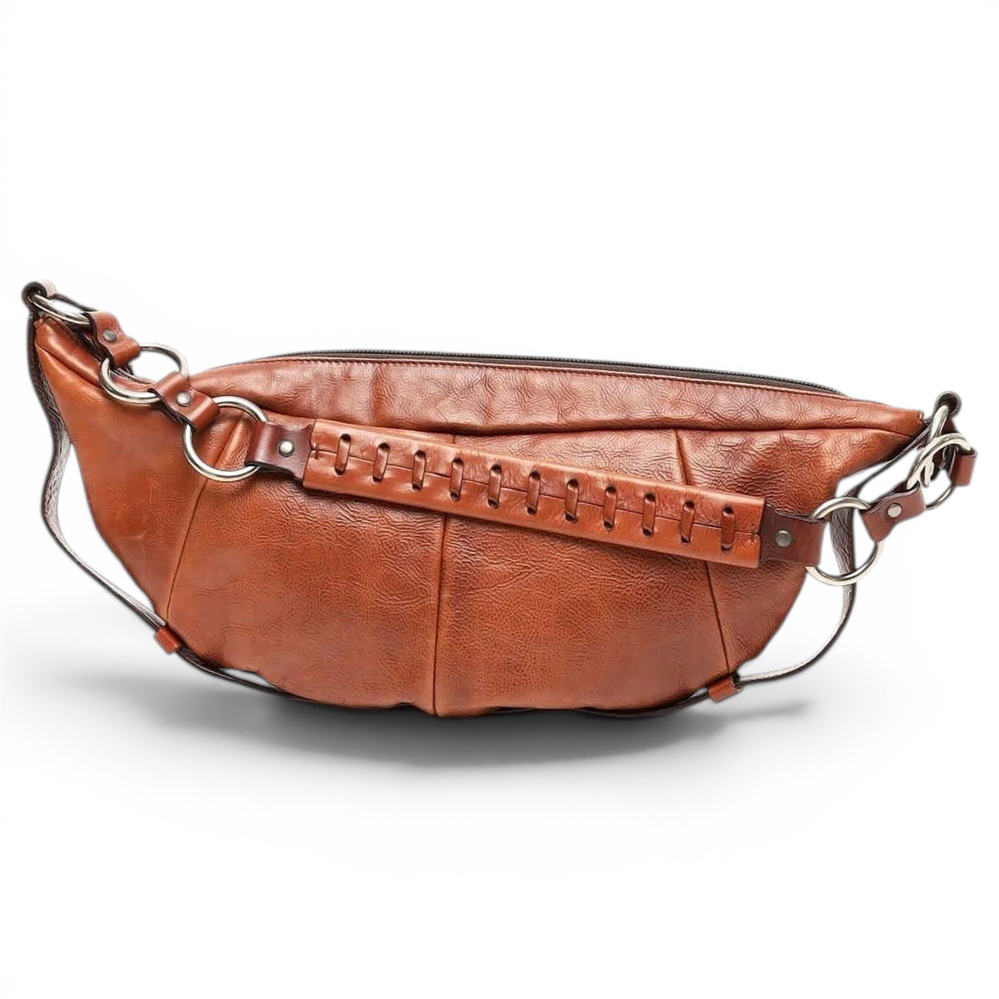 Leather handbag