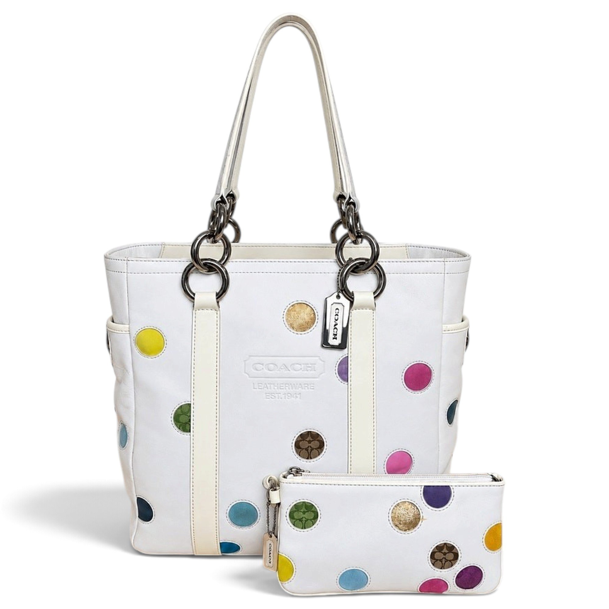 Leather tote